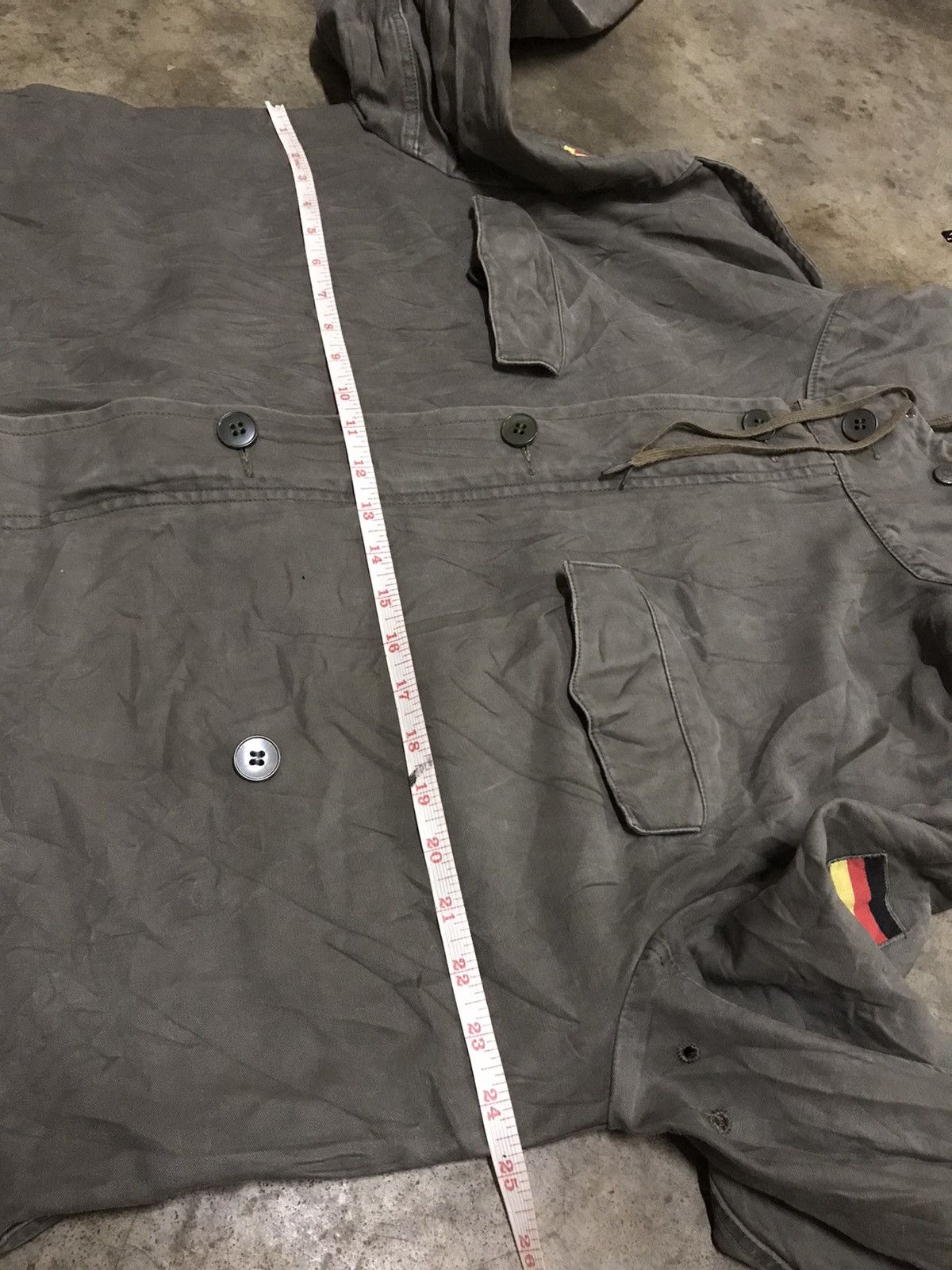 Vintage German military parka jacket hooded Size US L / EU 52-54 / 3 - 5 Thumbnail