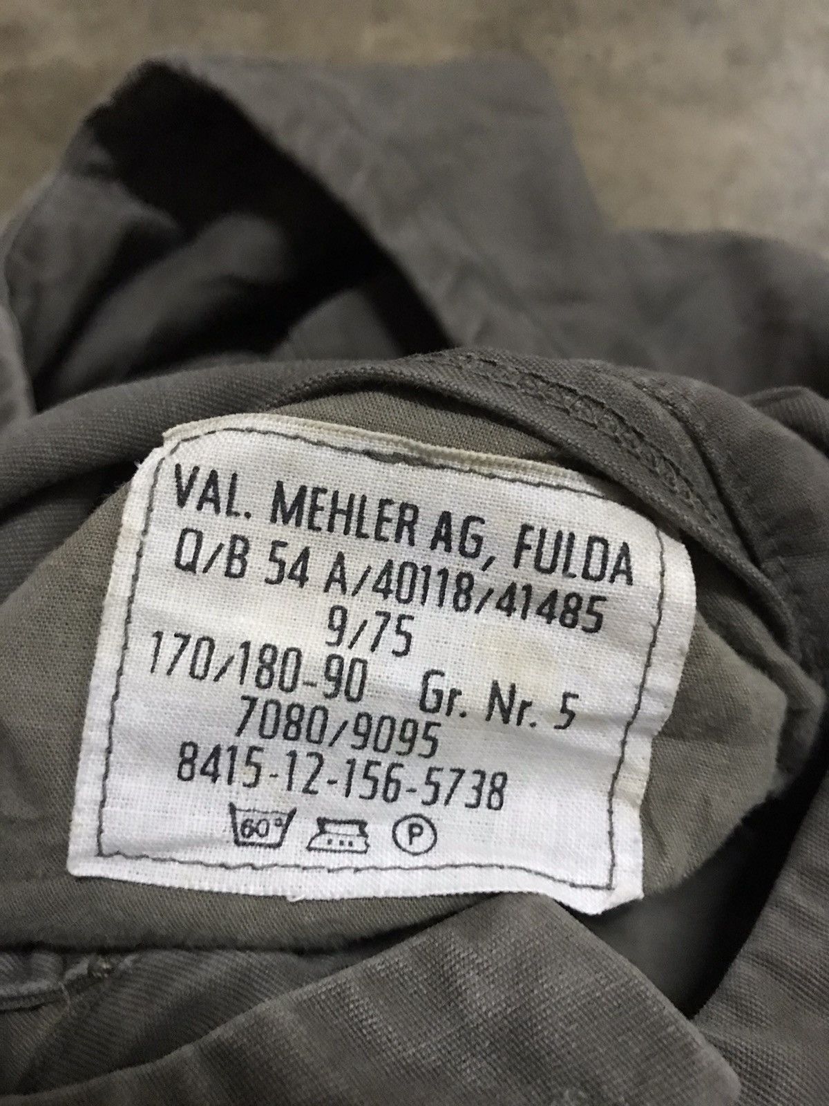 Vintage German military parka jacket hooded Size US L / EU 52-54 / 3 - 4 Thumbnail