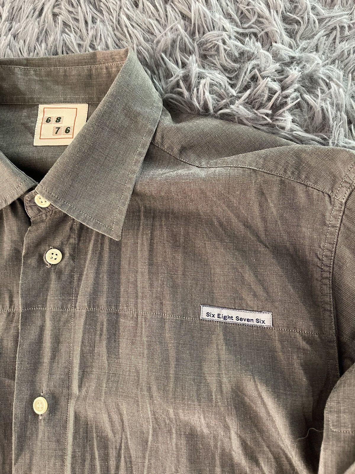 6876 × Vintage 6876 Six Eight Seven Six Y2K vintage shirt Size US L / EU 52-54 / 3 - 3 Thumbnail