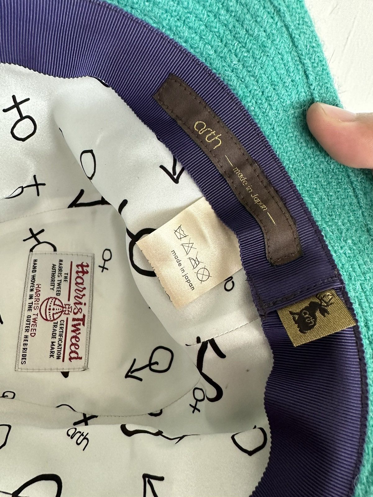 Harris Tweed × Japanese Brand × Vintage ARTH x Harris Tweed Hat Size ONE SIZE - 7 Thumbnail