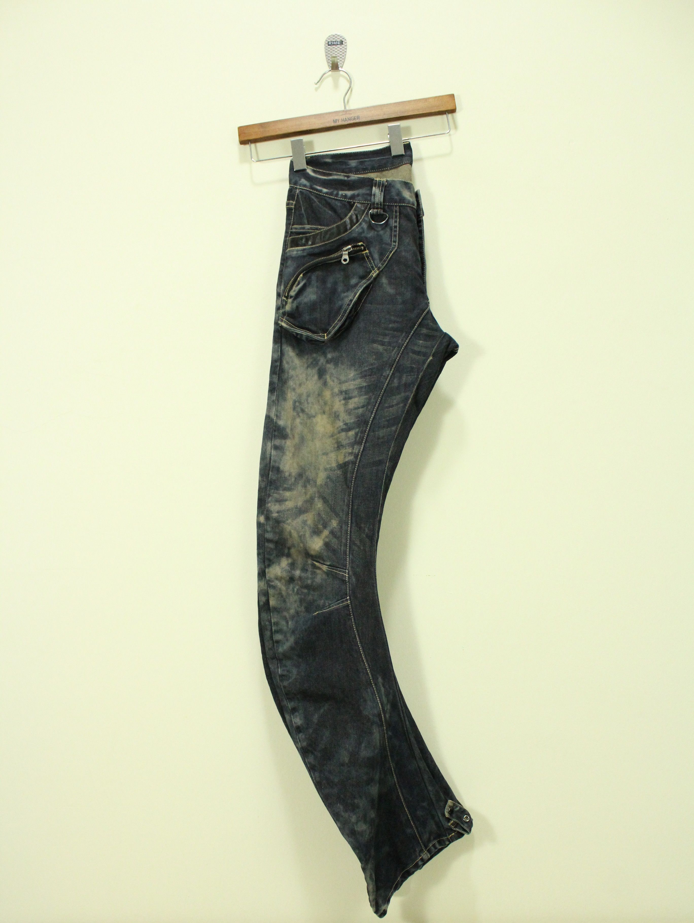 PPFM PPFM Denim Curve Distressed Style Washed Denim Size US 32 / EU 48 - 15 Thumbnail