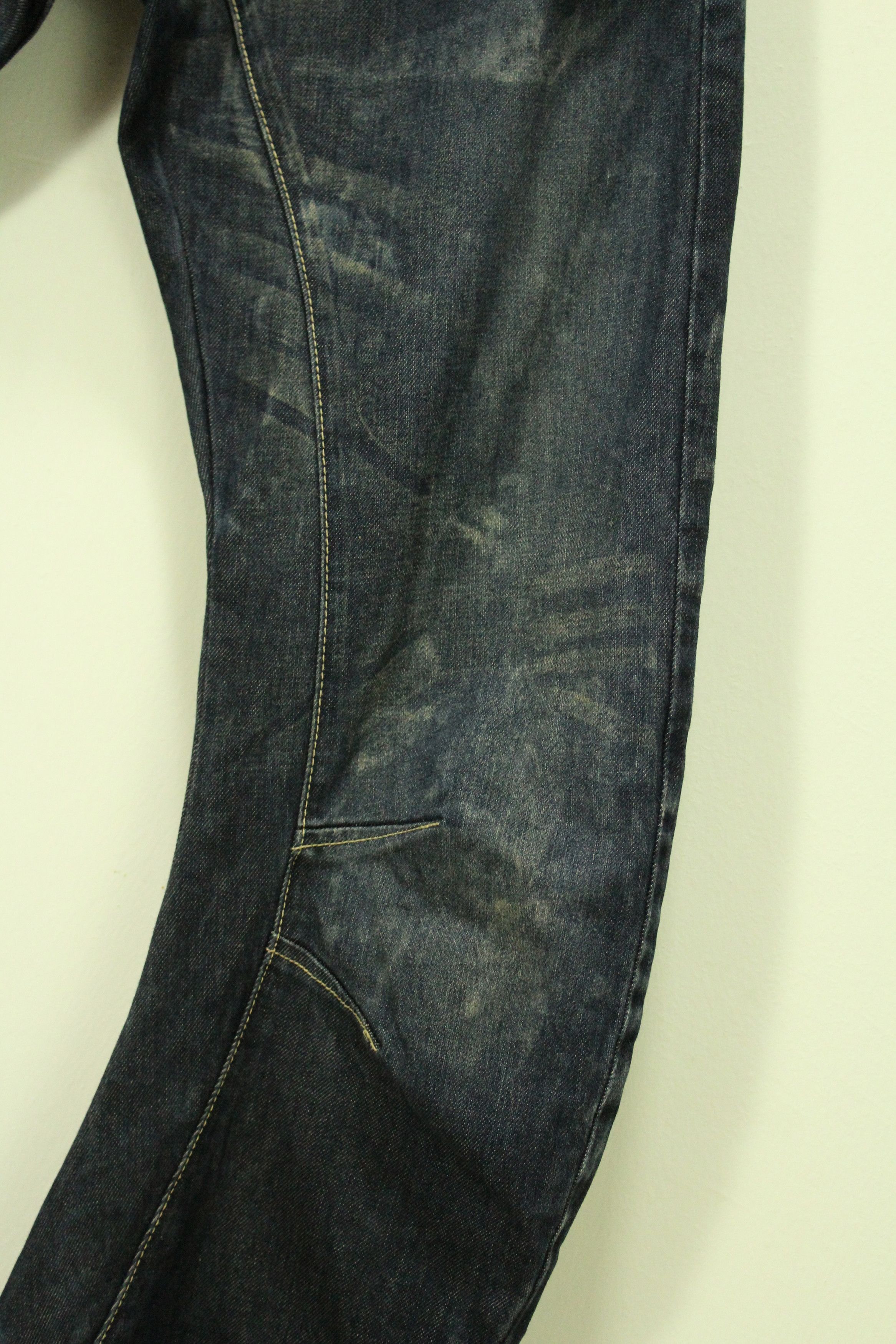 PPFM PPFM Denim Curve Distressed Style Washed Denim Size US 32 / EU 48 - 3 Thumbnail
