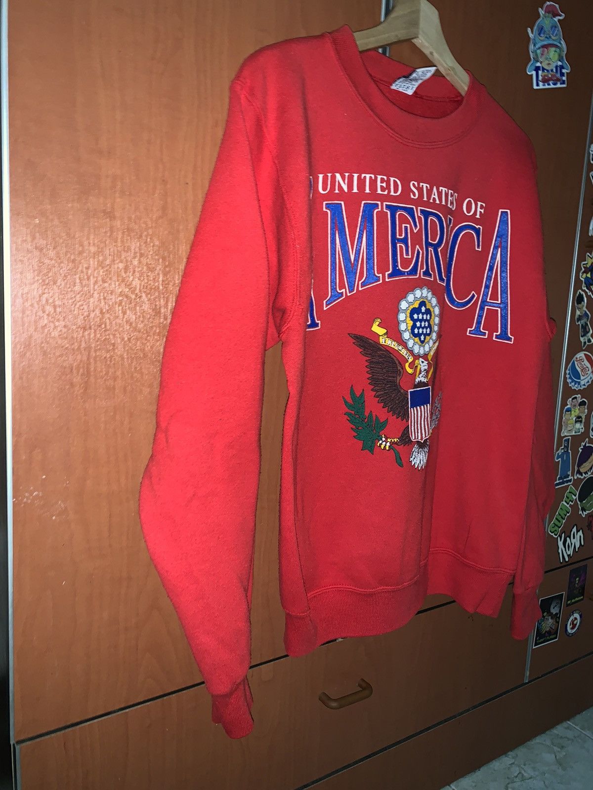 Vintage Vintage UNITED STATES OF AMERICA pullover sweatshirt 90’s Size US M / EU 48-50 / 2 - 5 Thumbnail