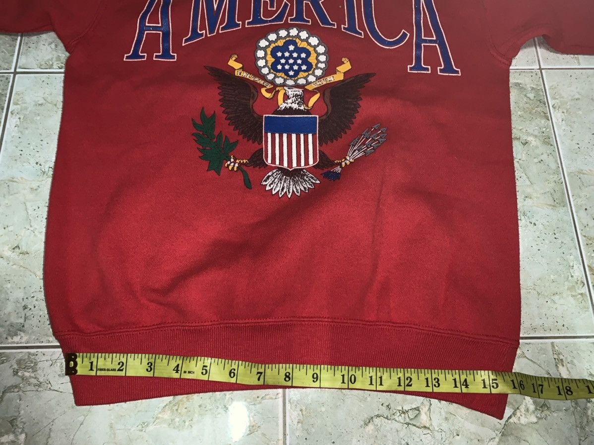 Vintage Vintage UNITED STATES OF AMERICA pullover sweatshirt 90’s Size US M / EU 48-50 / 2 - 10 Thumbnail