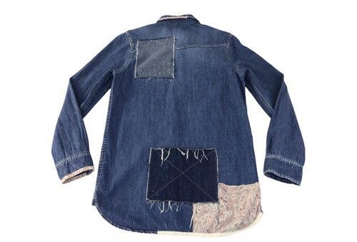 Japanese Brand × Vintage Vintage Ungrid Fashion Patchwork Jeans Snap Button Up Style Size US S / EU 44-46 / 1 - 2 Thumbnail