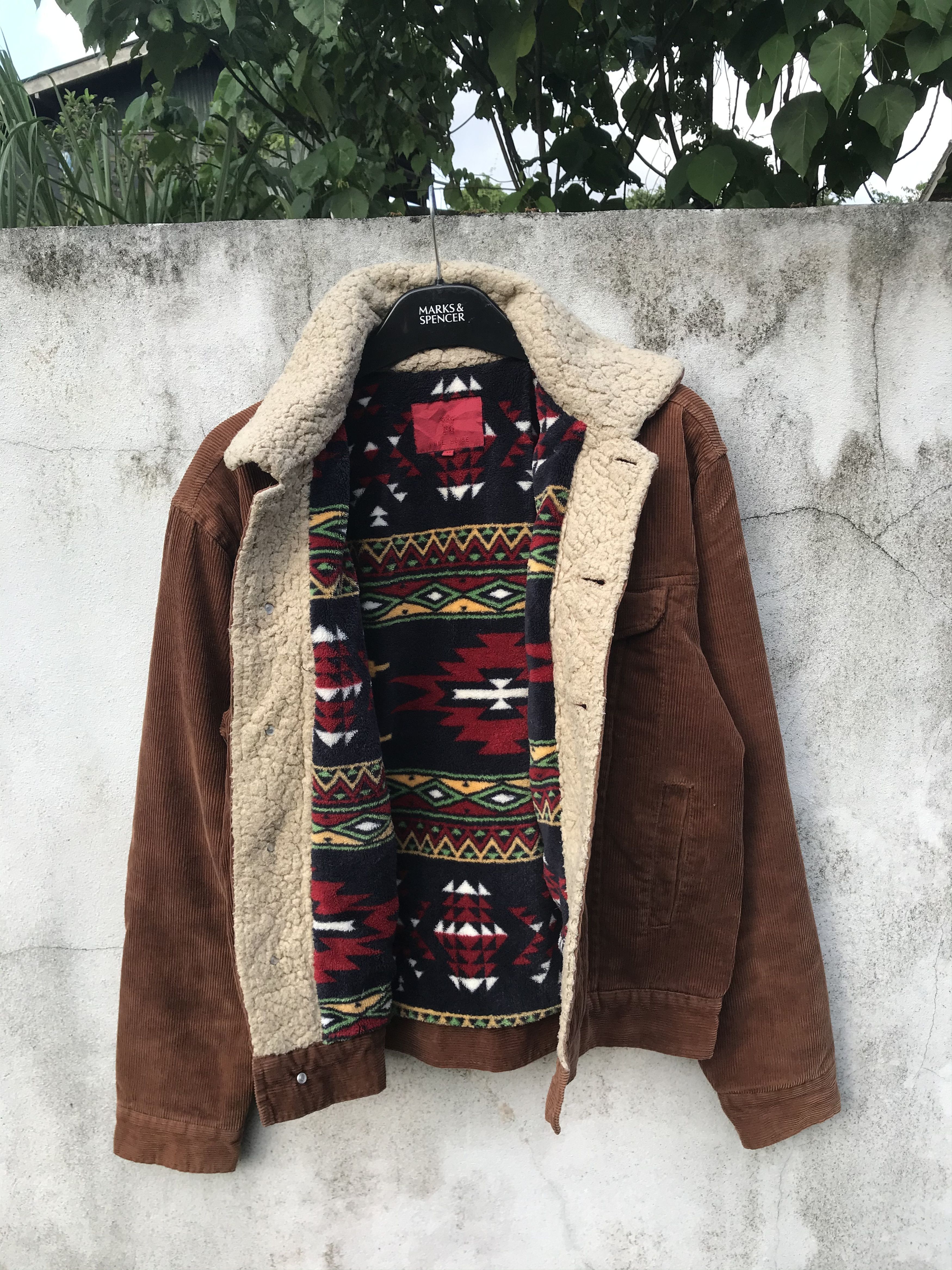 Vintage Full house trucker sherpa cudroy brown jacket Size US S / EU 44-46 / 1 - 4 Thumbnail