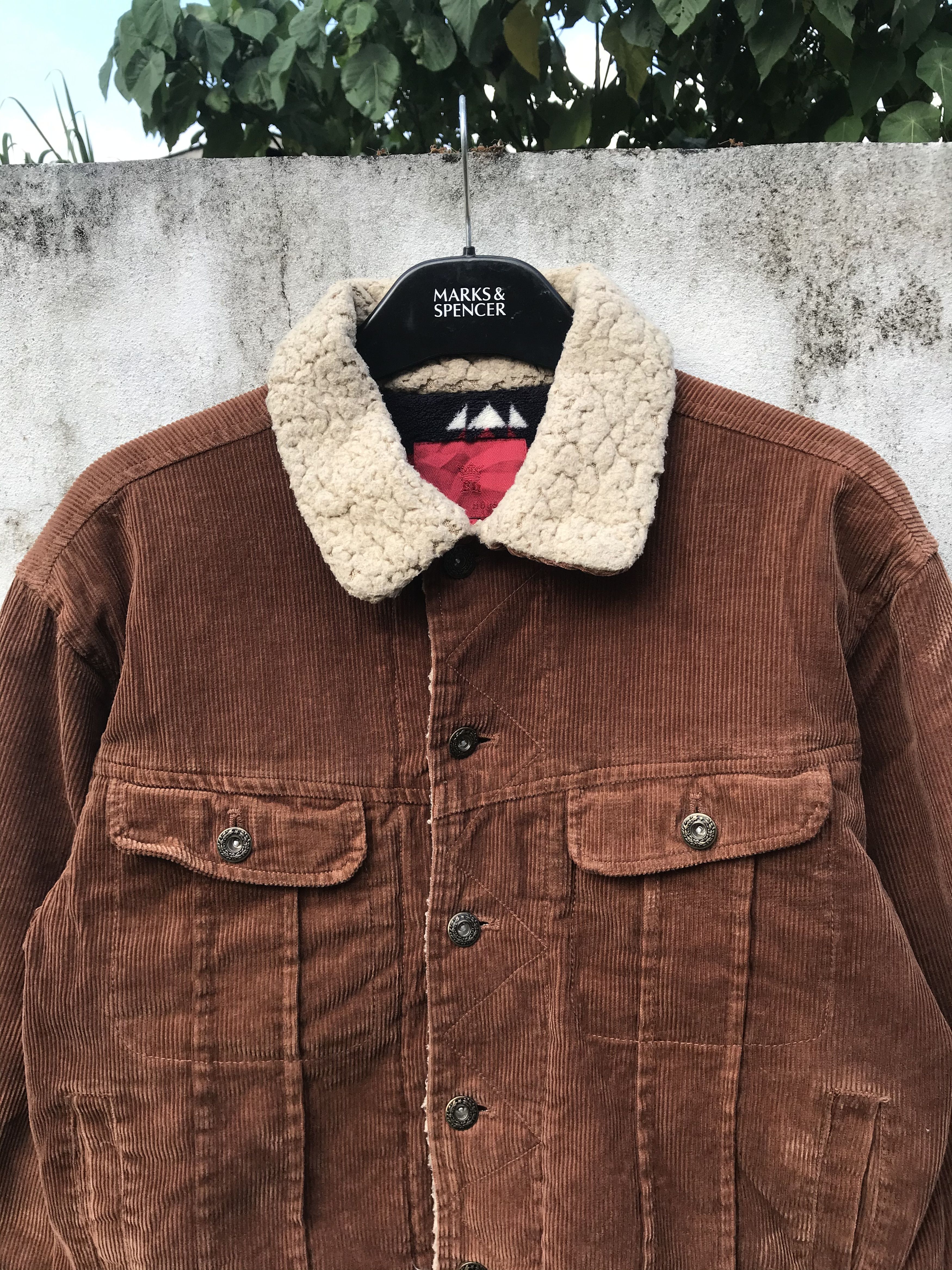 Vintage Full house trucker sherpa cudroy brown jacket Size US S / EU 44-46 / 1 - 2 Thumbnail
