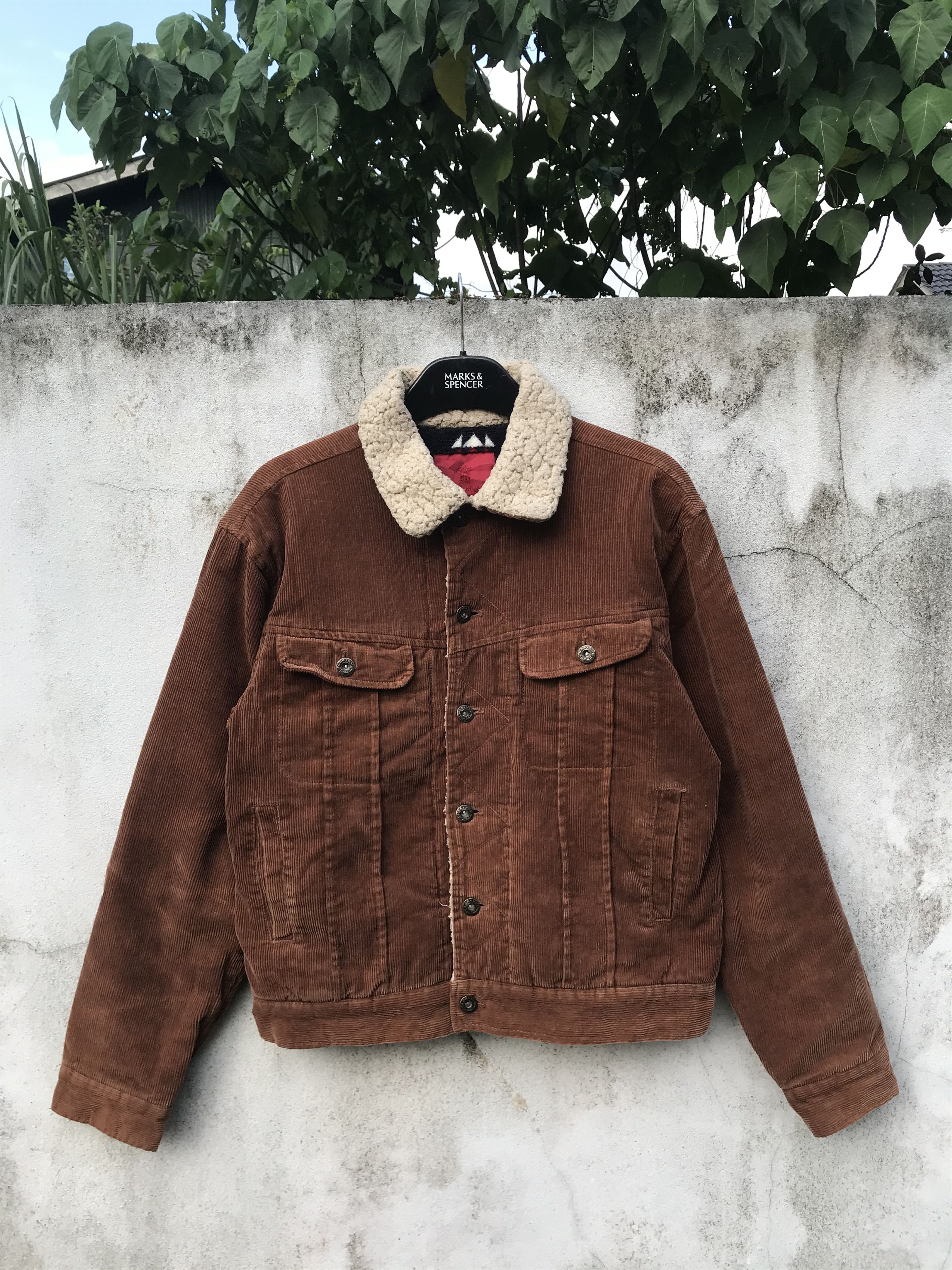 Vintage Full house trucker sherpa cudroy brown jacket Size US S / EU 44-46 / 1 - 1 Thumbnail