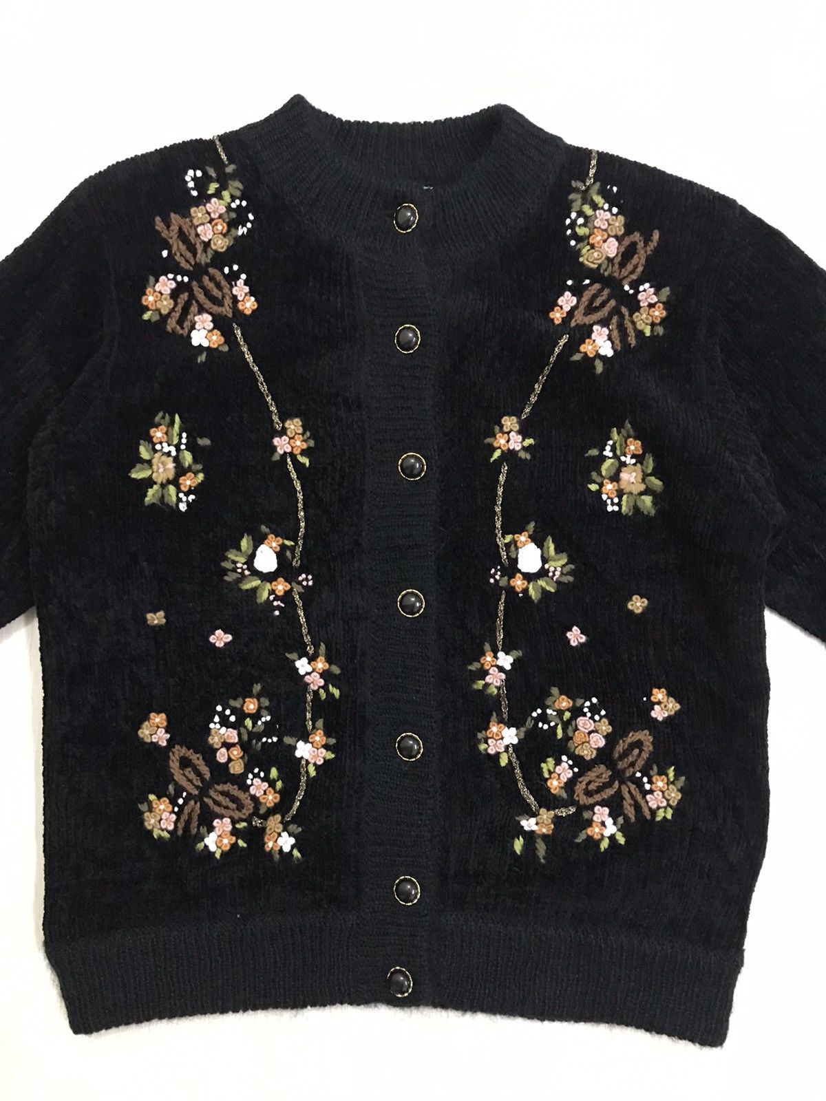 Japanese Brand × Vintage 💥RARE💥 Vintage Japanese Wool Quilted Jacket Embroidery Size L / US 10 / IT 46 - 2 Thumbnail