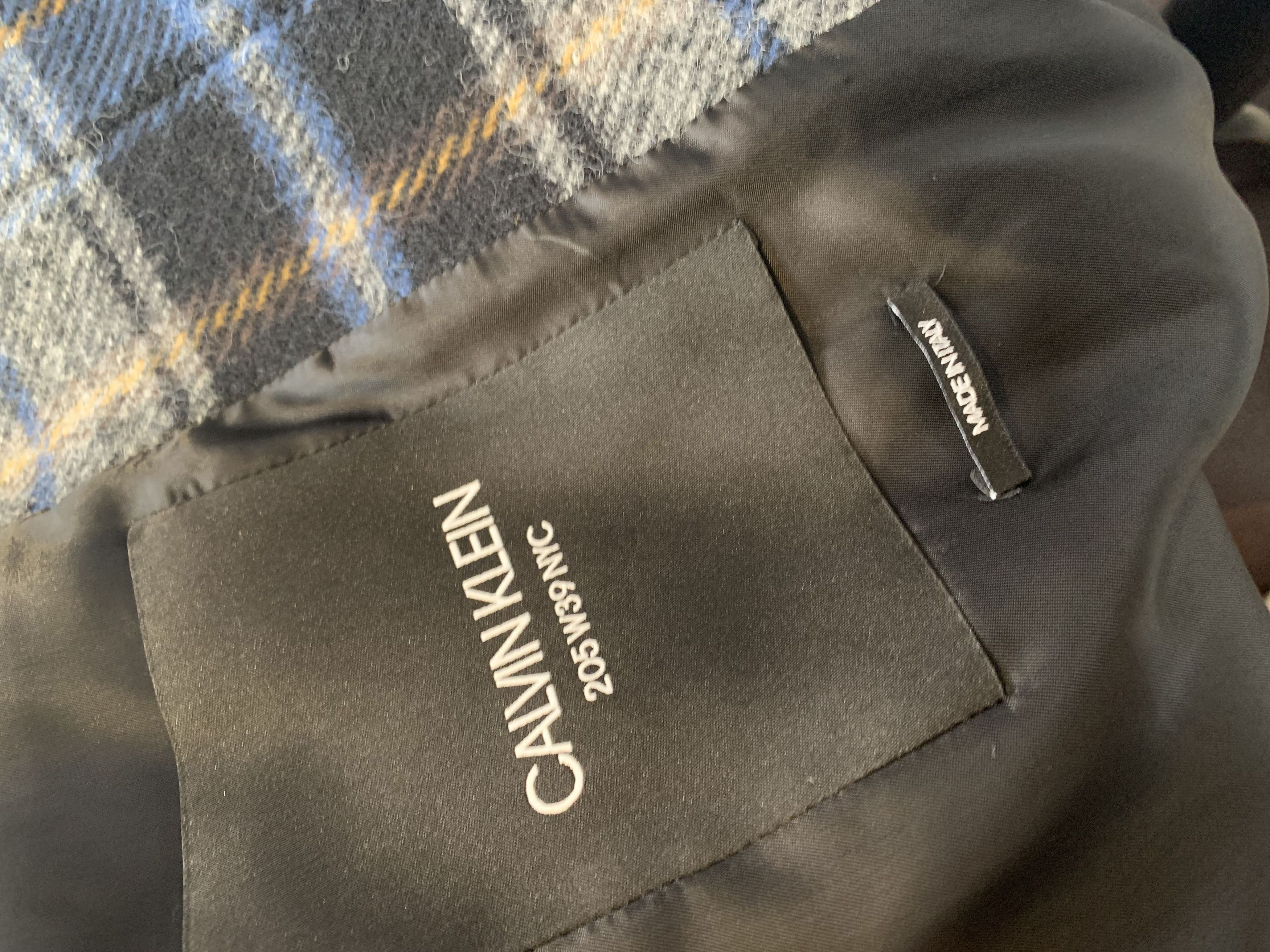 Calvin Klein Calvin Klein Tartan Overcoat Size US L / EU 52-54 / 3 - 5 Thumbnail