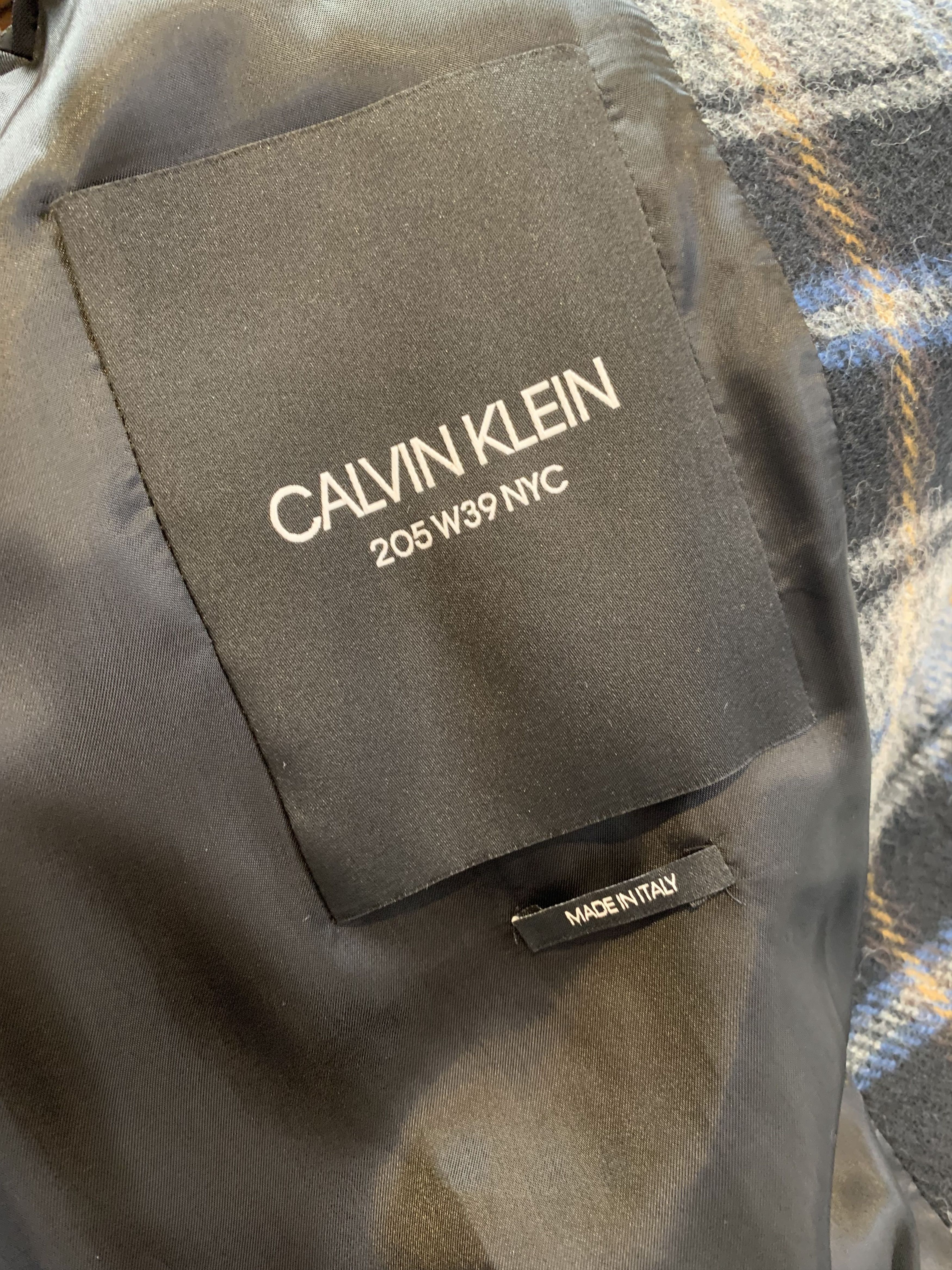 Calvin Klein Calvin Klein Tartan Overcoat Size US L / EU 52-54 / 3 - 7 Thumbnail