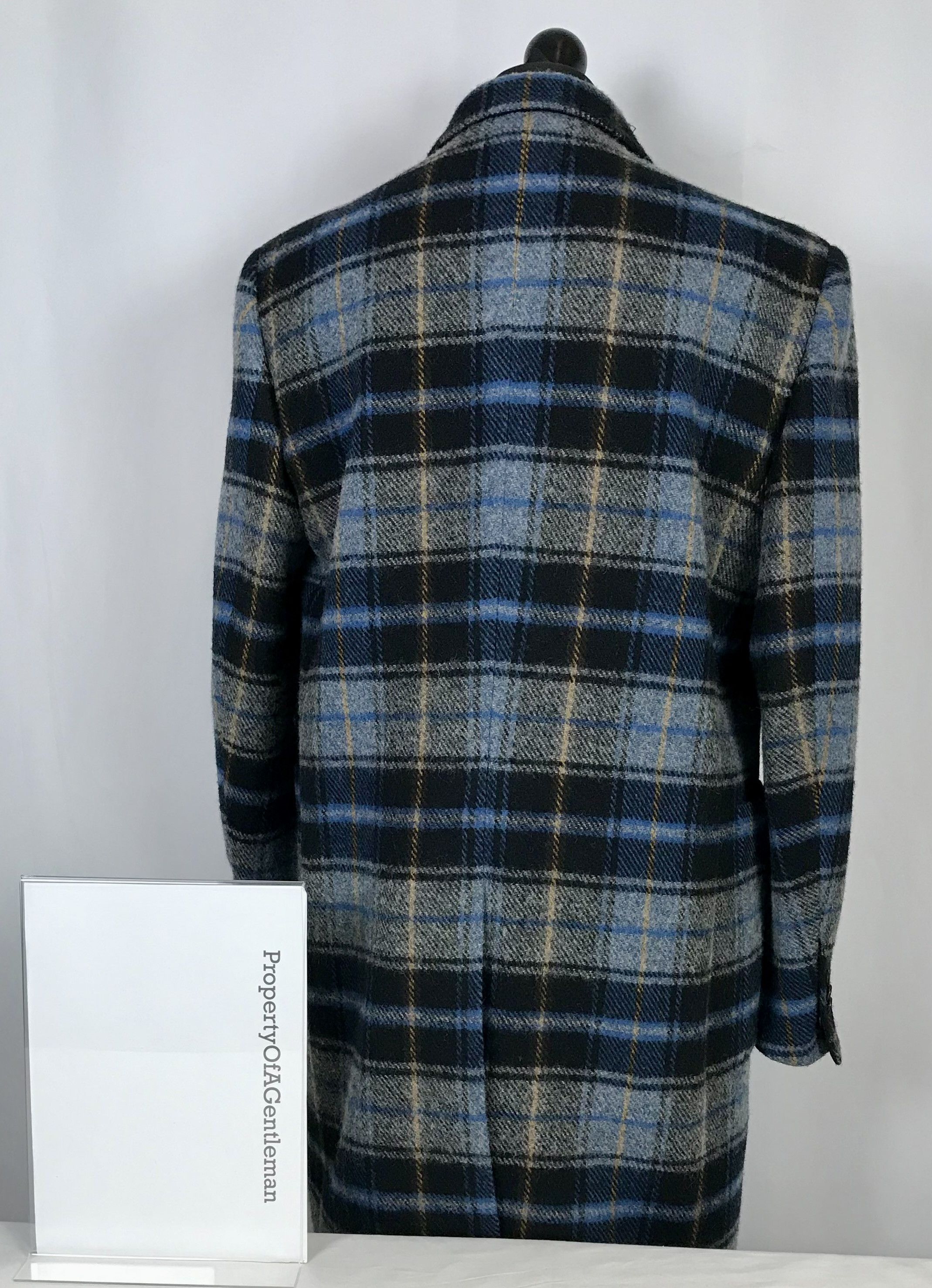 Calvin Klein Calvin Klein Tartan Overcoat Size US L / EU 52-54 / 3 - 3 Thumbnail