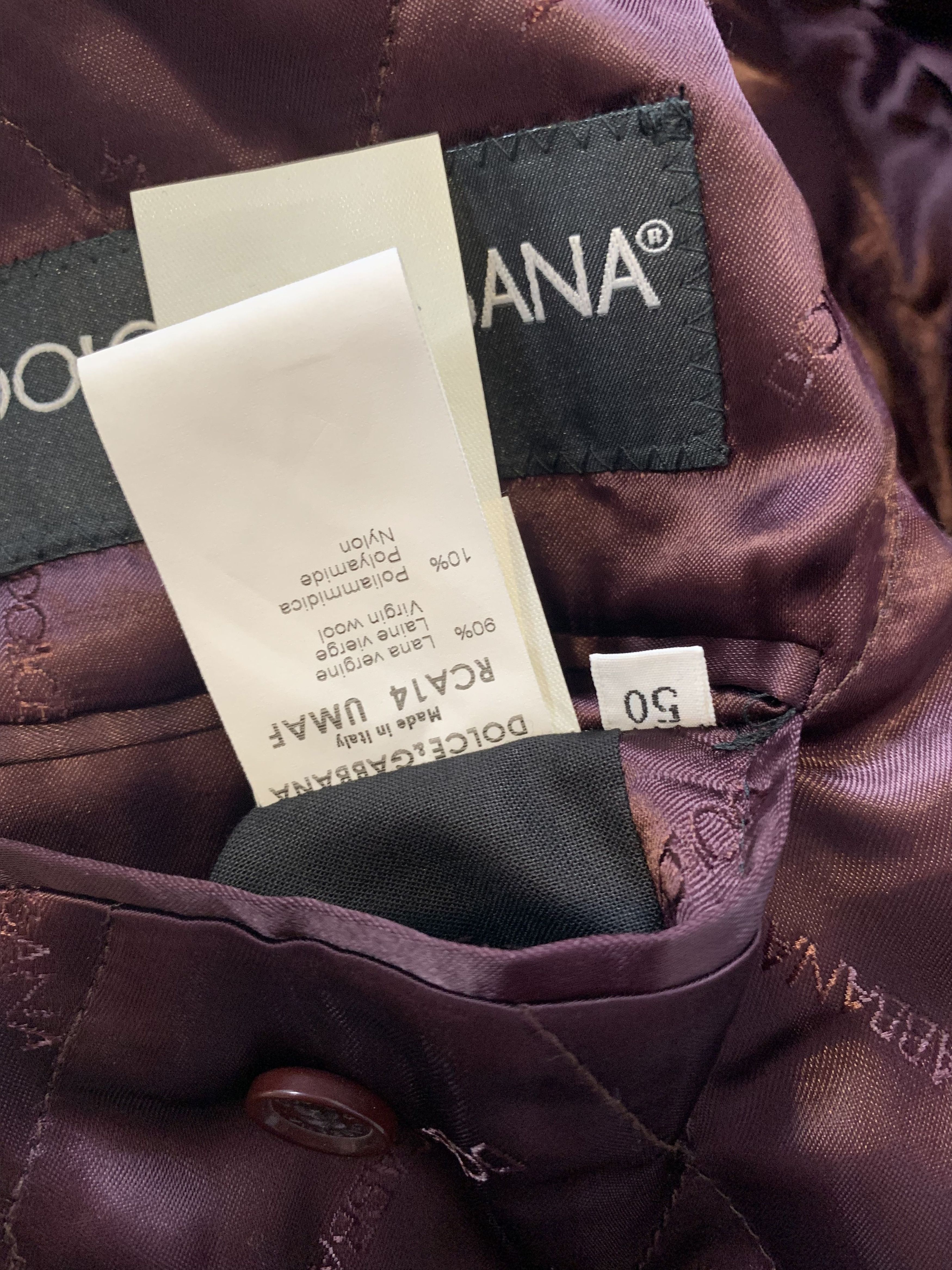 Dolce & Gabbana Dolce & Gabbana Pea Coat Size US M / EU 48-50 / 2 - 7 Thumbnail