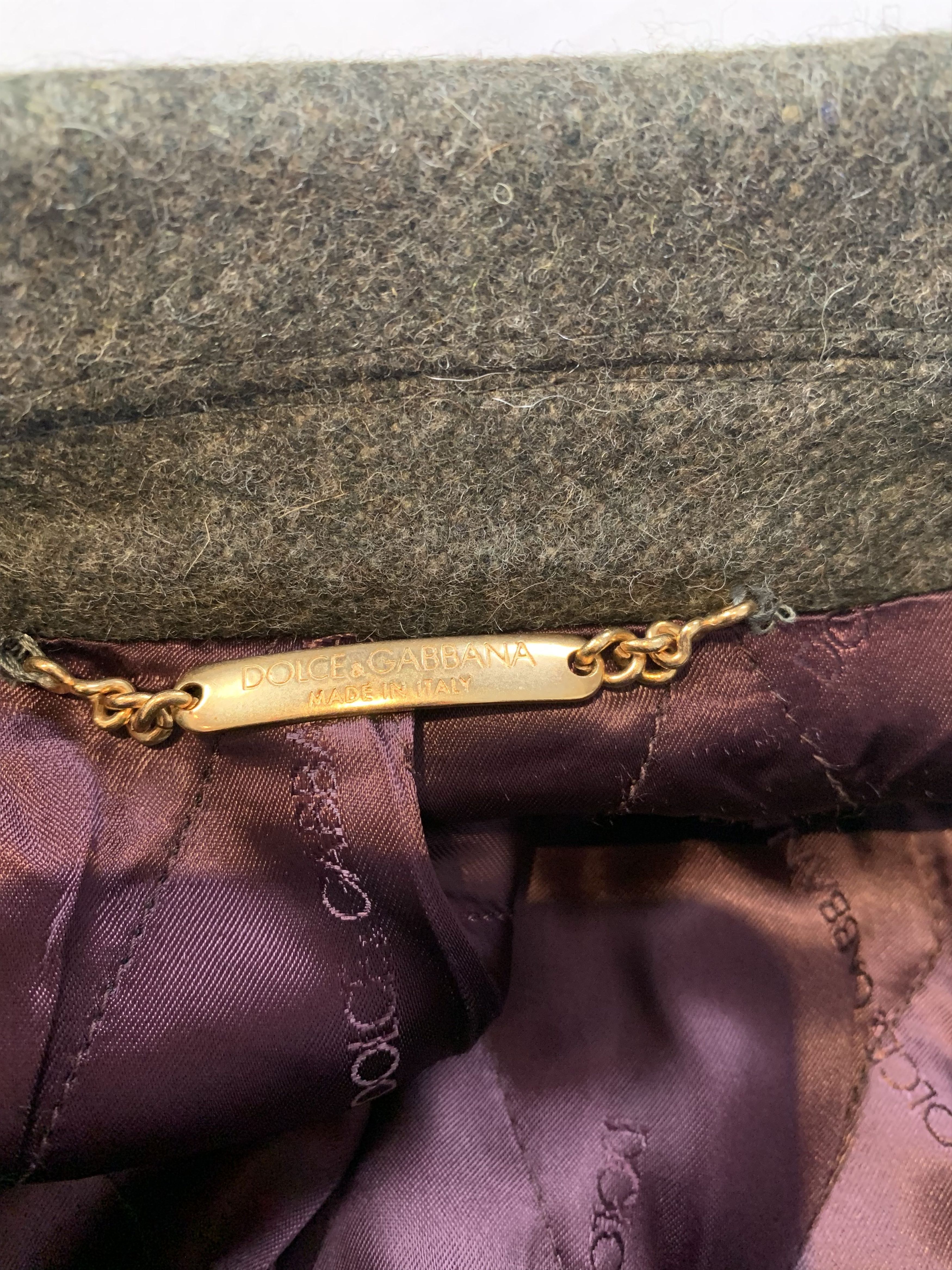 Dolce & Gabbana Dolce & Gabbana Pea Coat Size US M / EU 48-50 / 2 - 10 Thumbnail