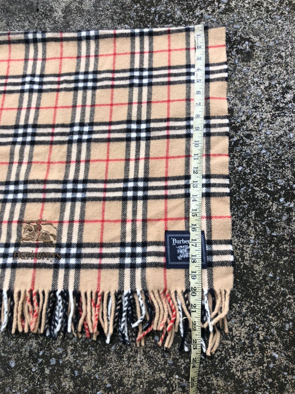 Burberry Burberry Japan Cashmere Scarves Beige Size ONE SIZE - 10 Thumbnail