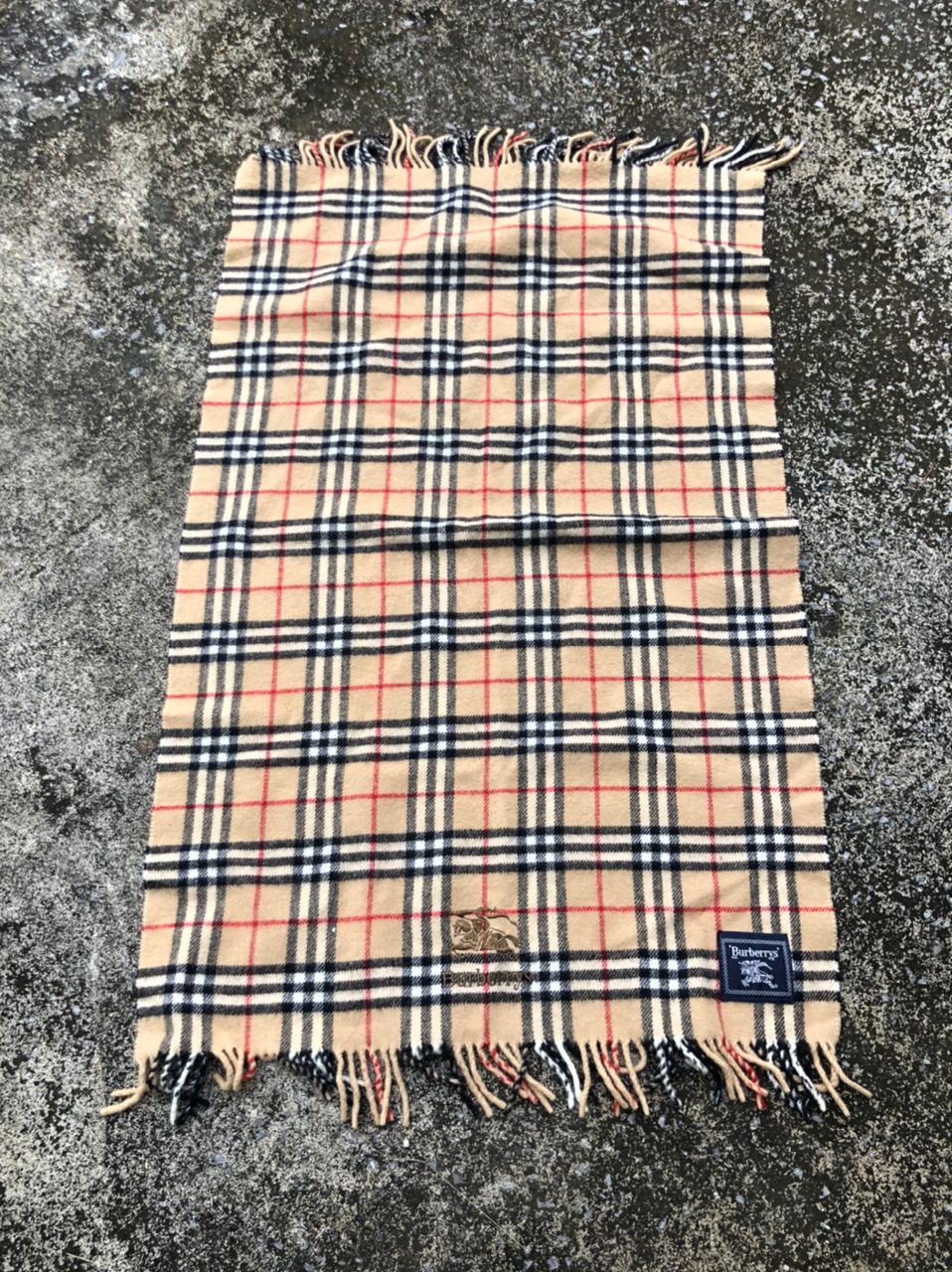 Burberry Burberry Japan Cashmere Scarves Beige Size ONE SIZE - 2 Thumbnail