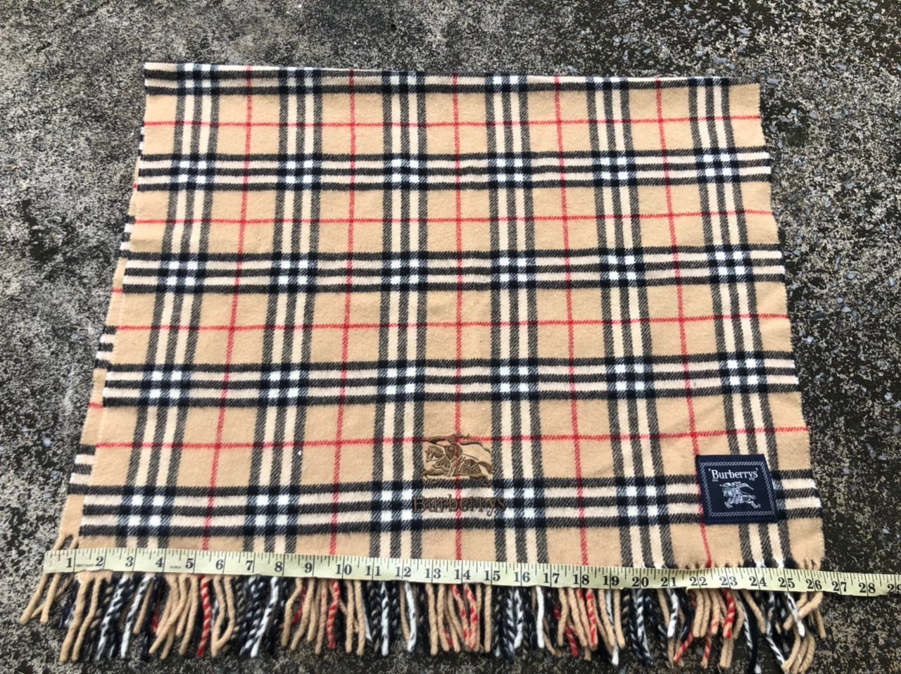 Burberry Burberry Japan Cashmere Scarves Beige Size ONE SIZE - 4 Thumbnail