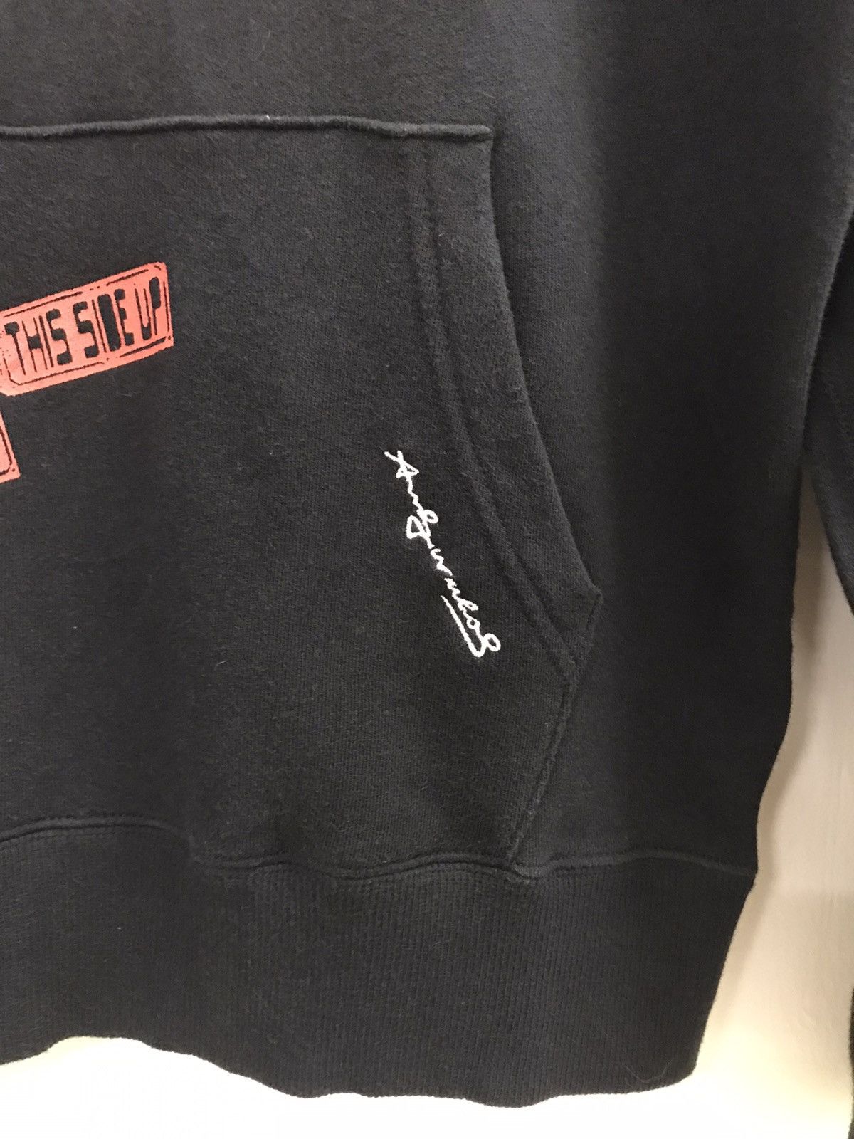Andy Warhol × Band Tees × Japanese Brand Andy Warhol Hoodie Pull Over Big Print Spell Out Size US M / EU 48-50 / 2 - 6 Thumbnail