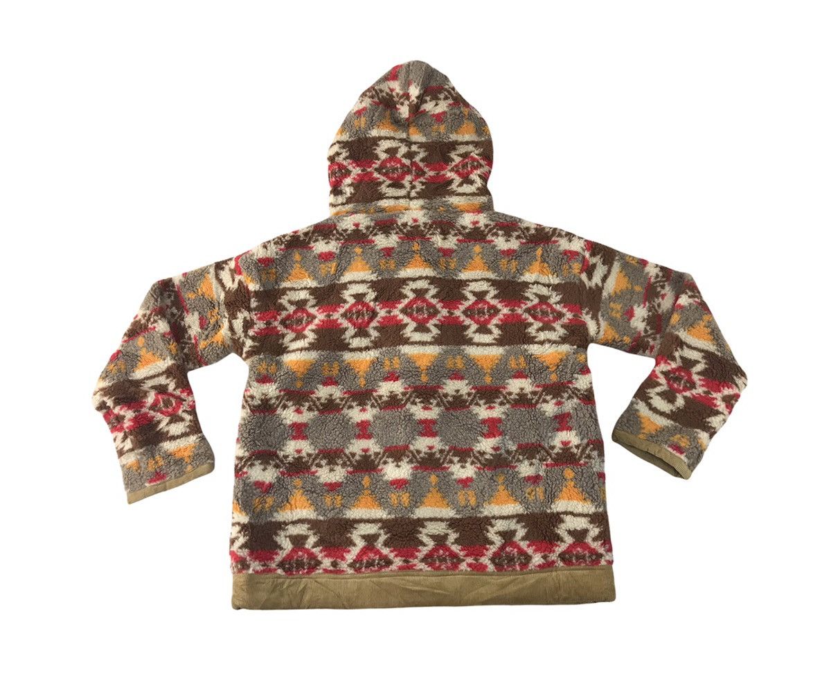 Japanese Brand Cube Sugar Grizzly Fluffy Wool Hoodies Navajo Aztec Ethic Size US M / EU 48-50 / 2 - 2 Thumbnail