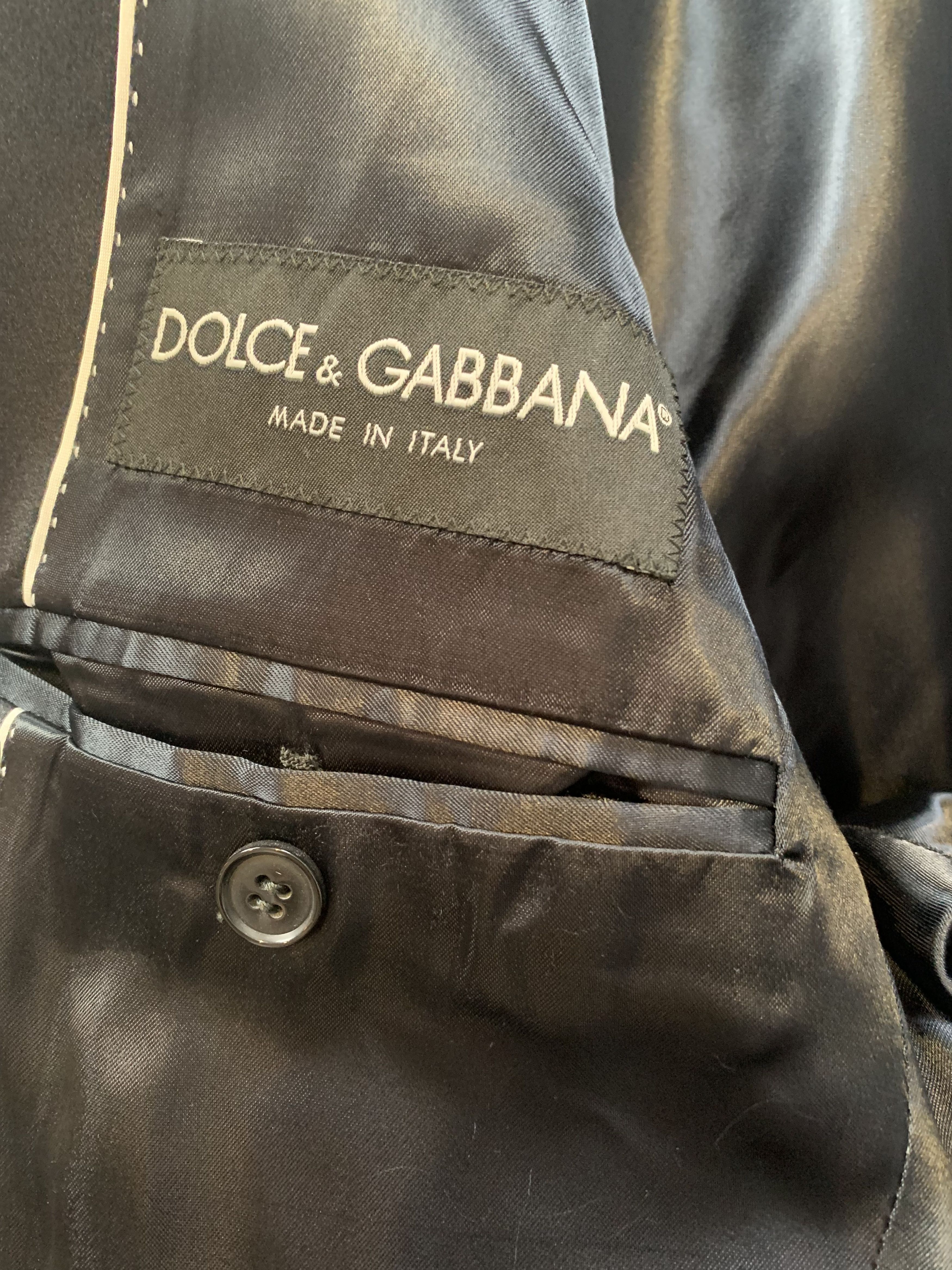Dolce & Gabbana D & G Chocolate Blazer Size 52R - 9 Thumbnail