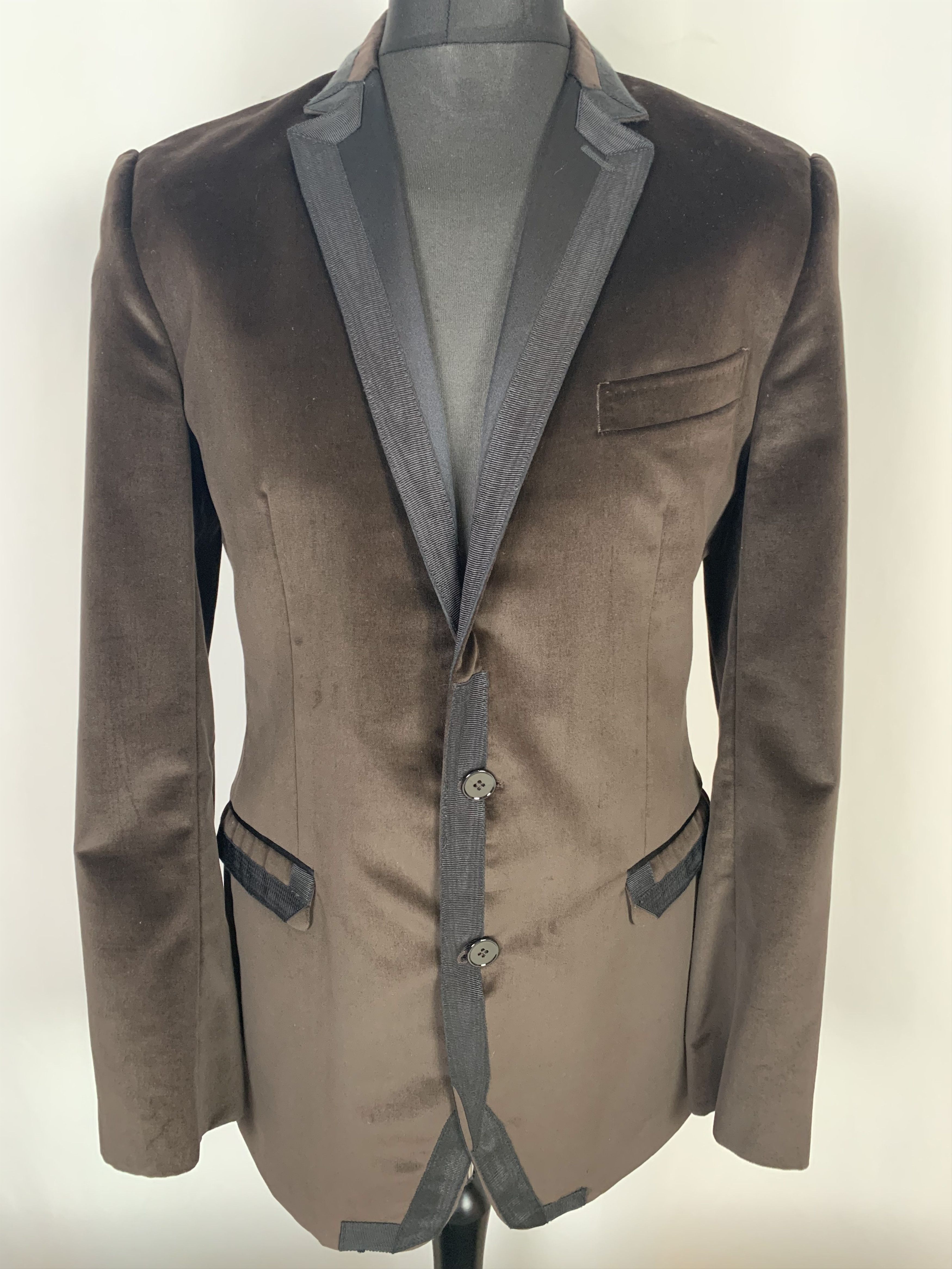 Dolce & Gabbana D & G Chocolate Blazer Size 52R - 5 Thumbnail