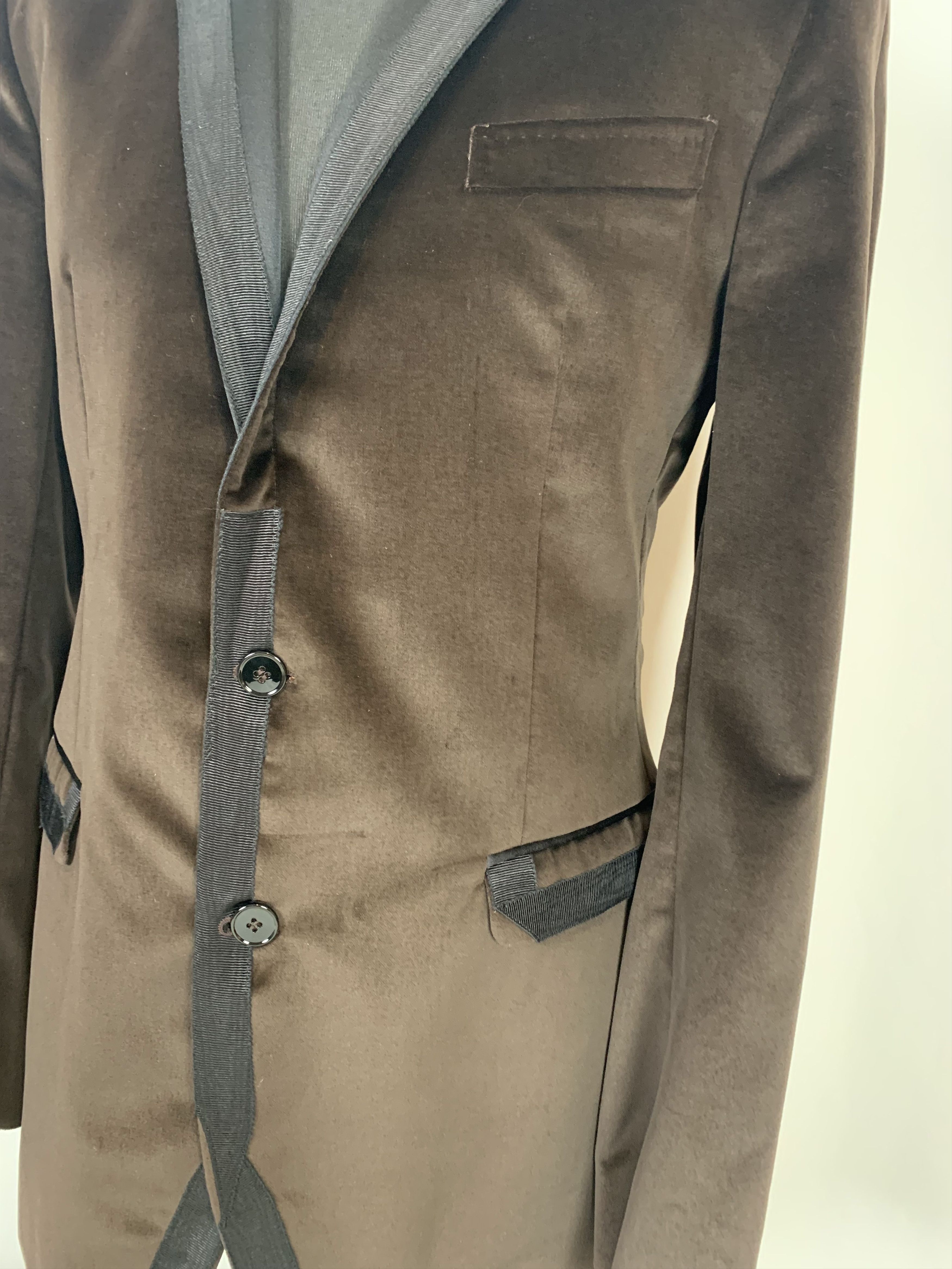 Dolce & Gabbana D & G Chocolate Blazer Size 52R - 6 Thumbnail
