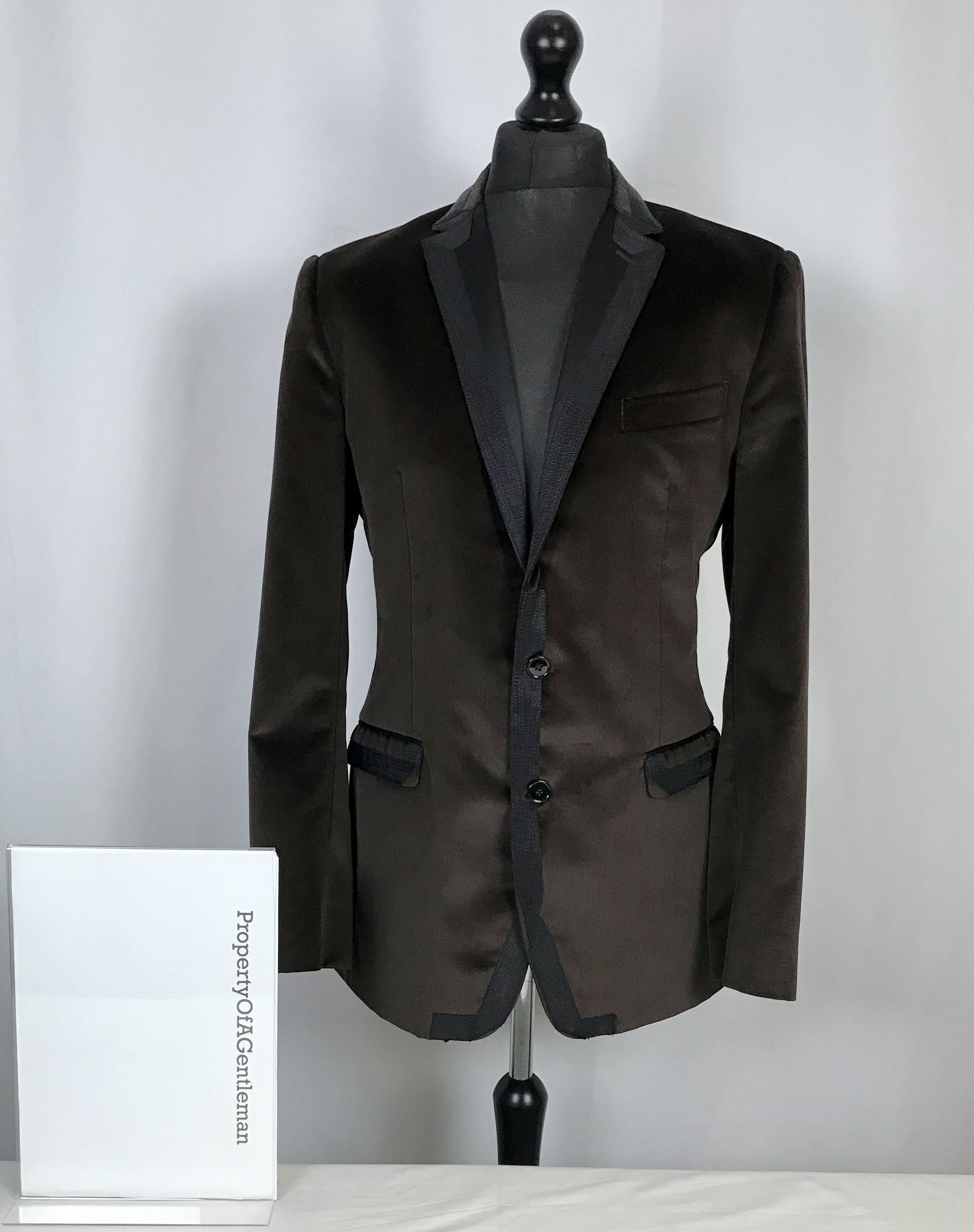 Dolce & Gabbana D & G Chocolate Blazer Size 52R - 1 Thumbnail