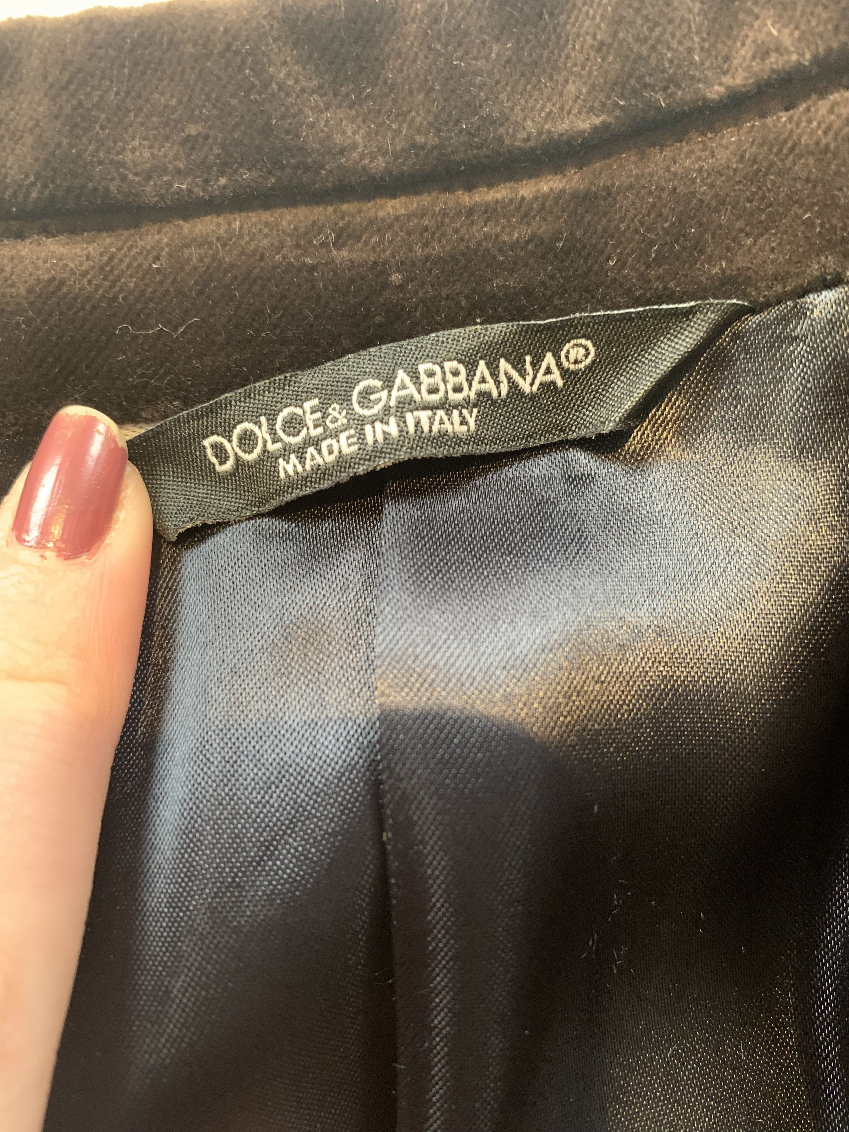 Dolce & Gabbana D & G Chocolate Blazer Size 52R - 10 Thumbnail