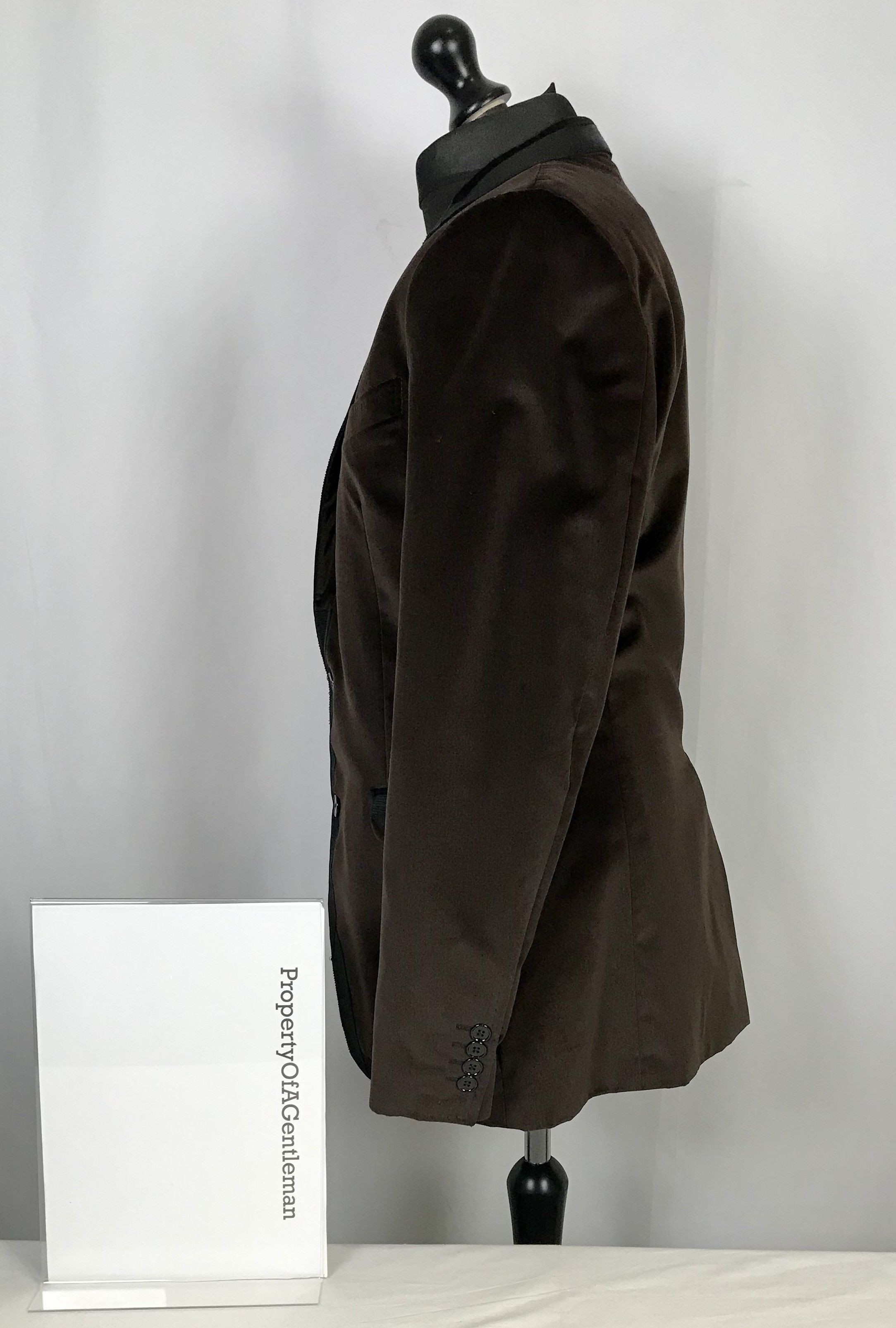 Dolce & Gabbana D & G Chocolate Blazer Size 52R - 4 Thumbnail