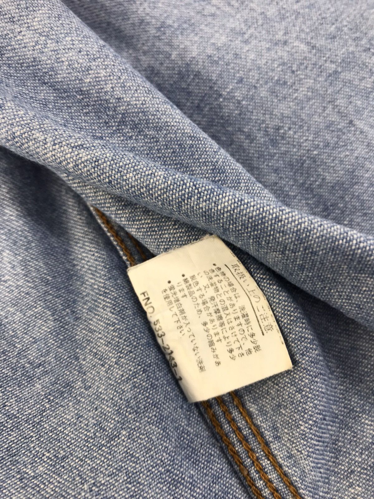 Vintage Vintage Lucky Strike Jeans Double Pocket Button Up Design Size US L / EU 52-54 / 3 - 10 Thumbnail