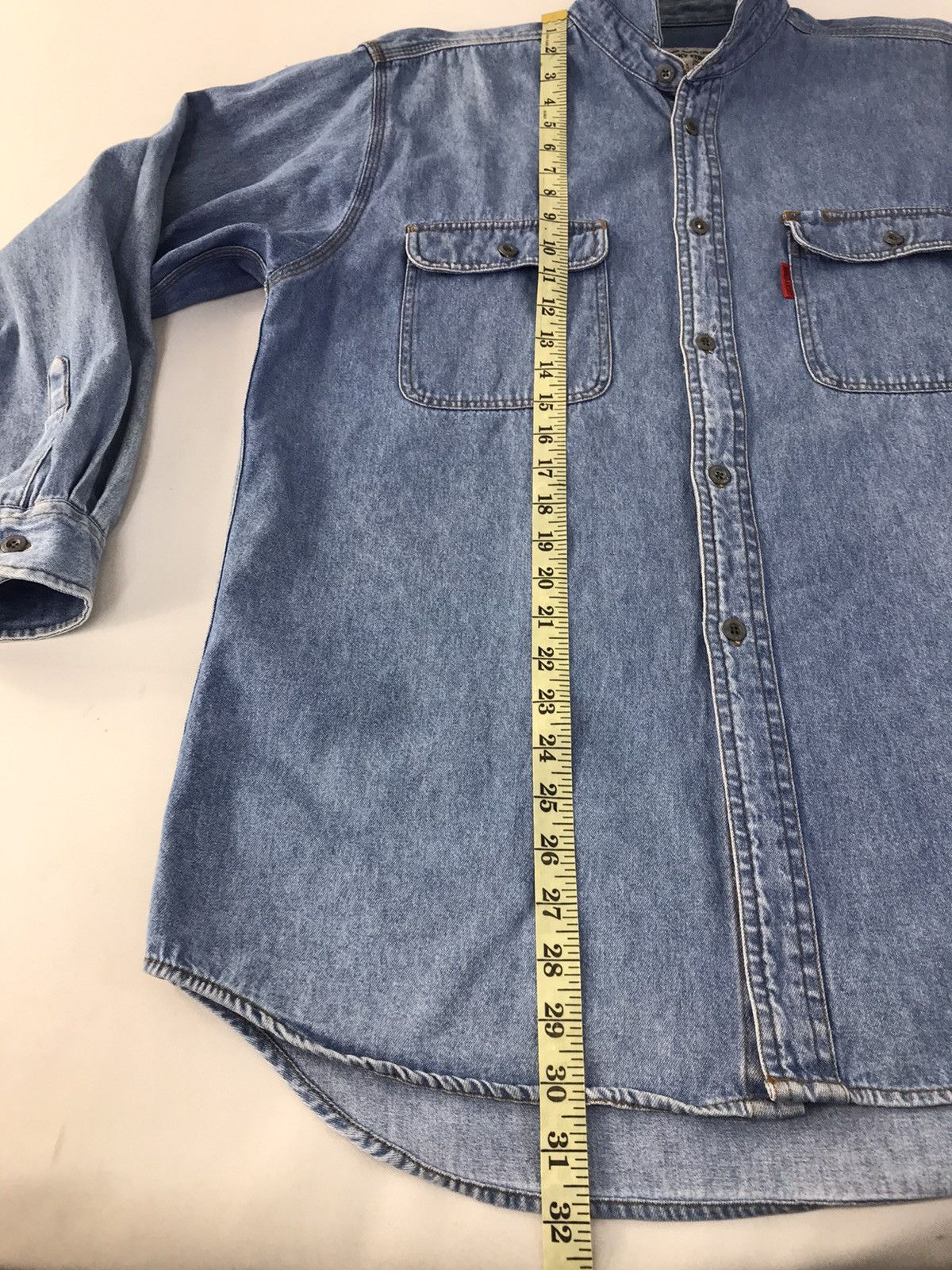 Vintage Vintage Lucky Strike Jeans Double Pocket Button Up Design Size US L / EU 52-54 / 3 - 14 Thumbnail