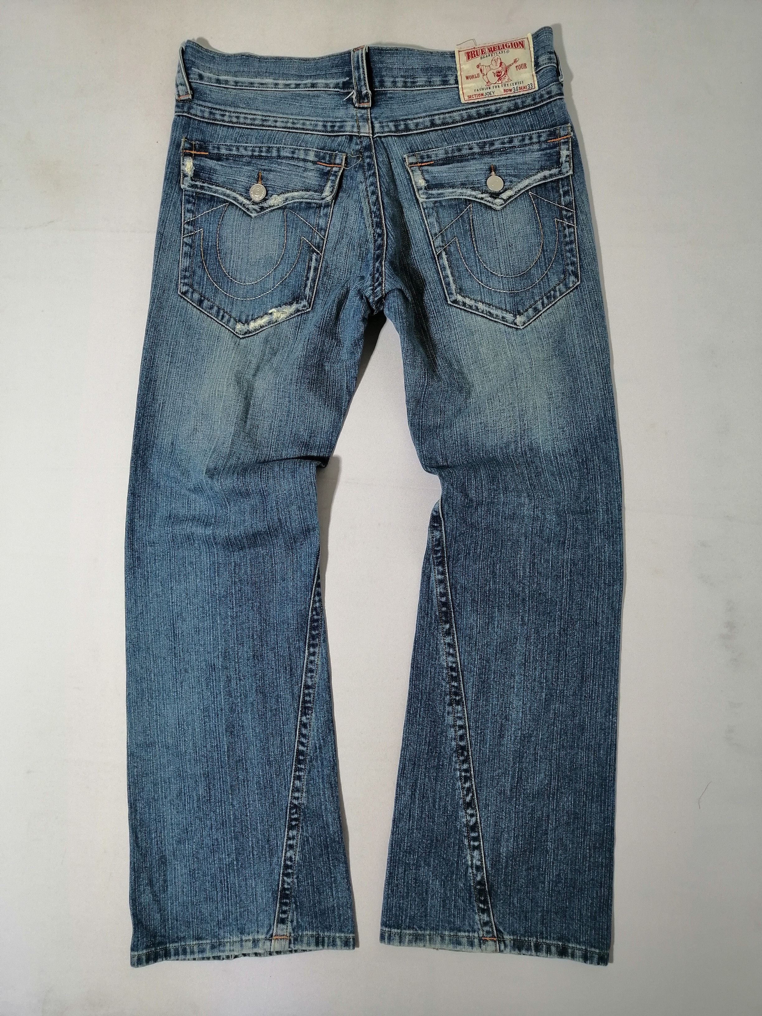 True Religion True Religion Joey Denim Jeans Size US 35 - 2 Thumbnail