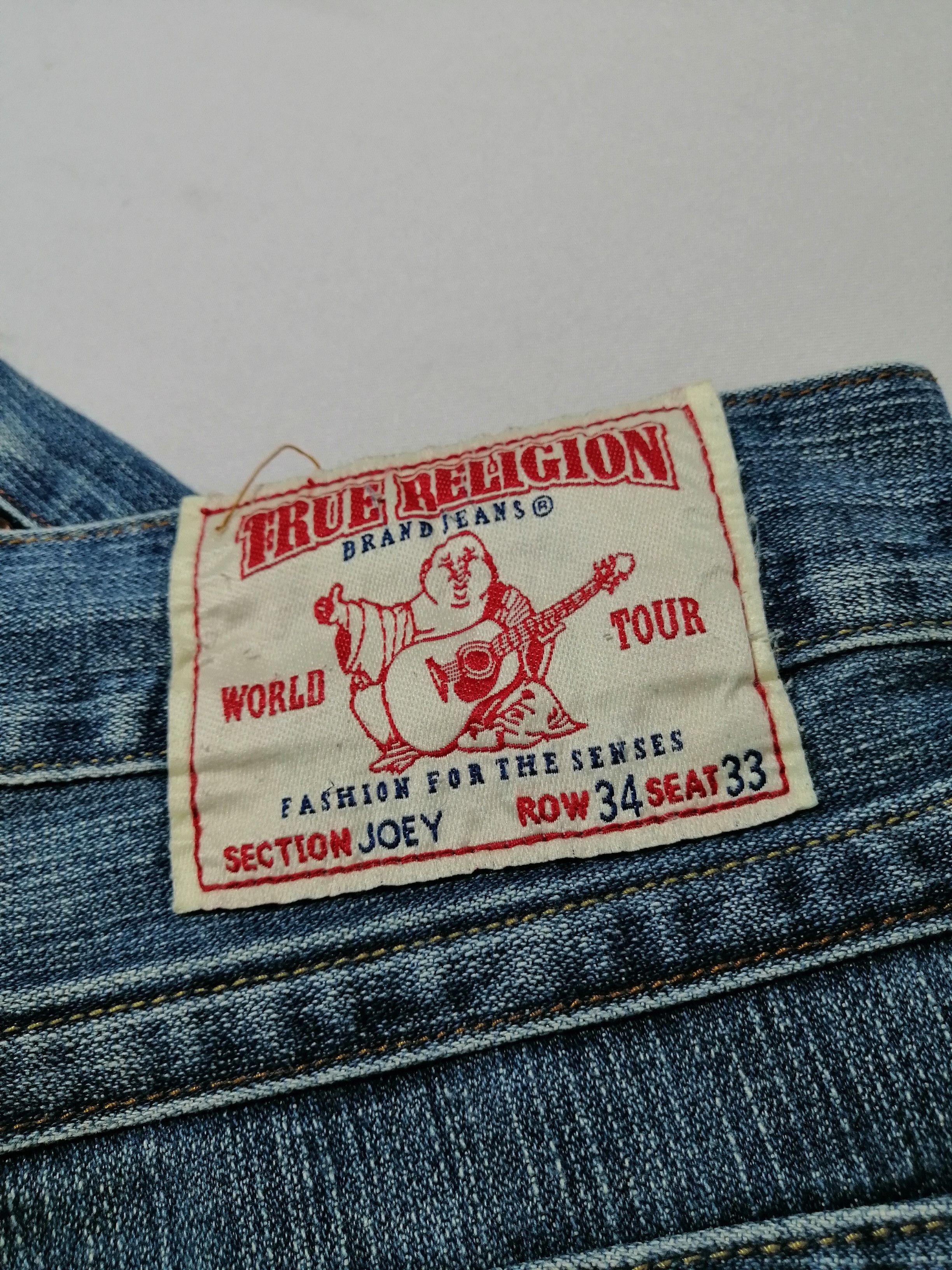 True Religion True Religion Joey Denim Jeans Size US 35 - 7 Thumbnail