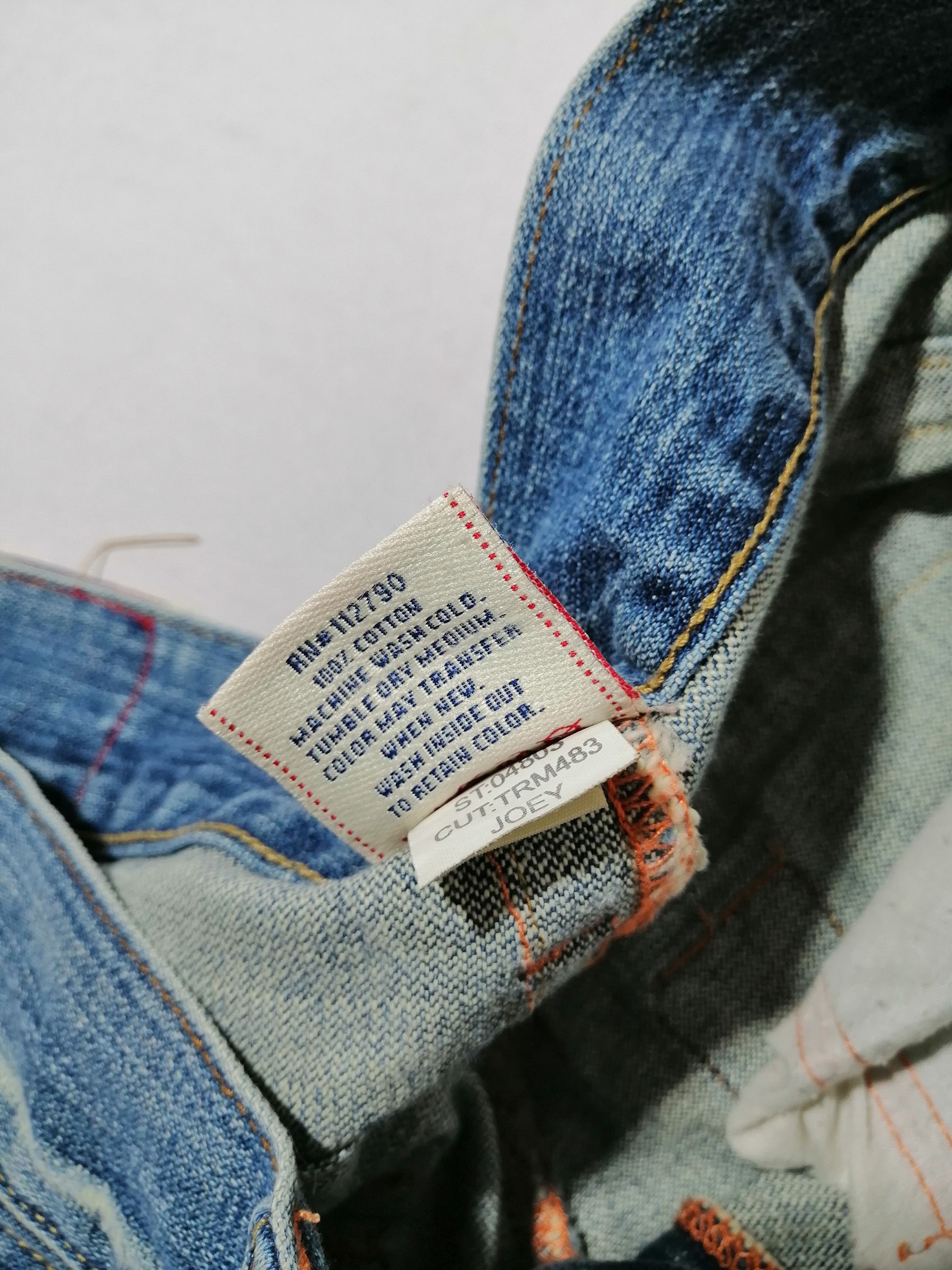True Religion True Religion Joey Denim Jeans Size US 35 - 6 Thumbnail