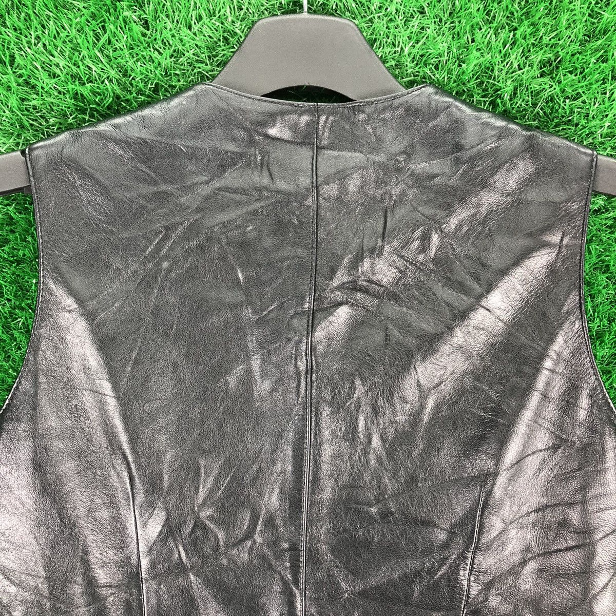 Japanese Brand Vintage 90's PU Leather Vest Women by KEITH Size XS / US 0-2 / IT 36-38 - 5 Thumbnail