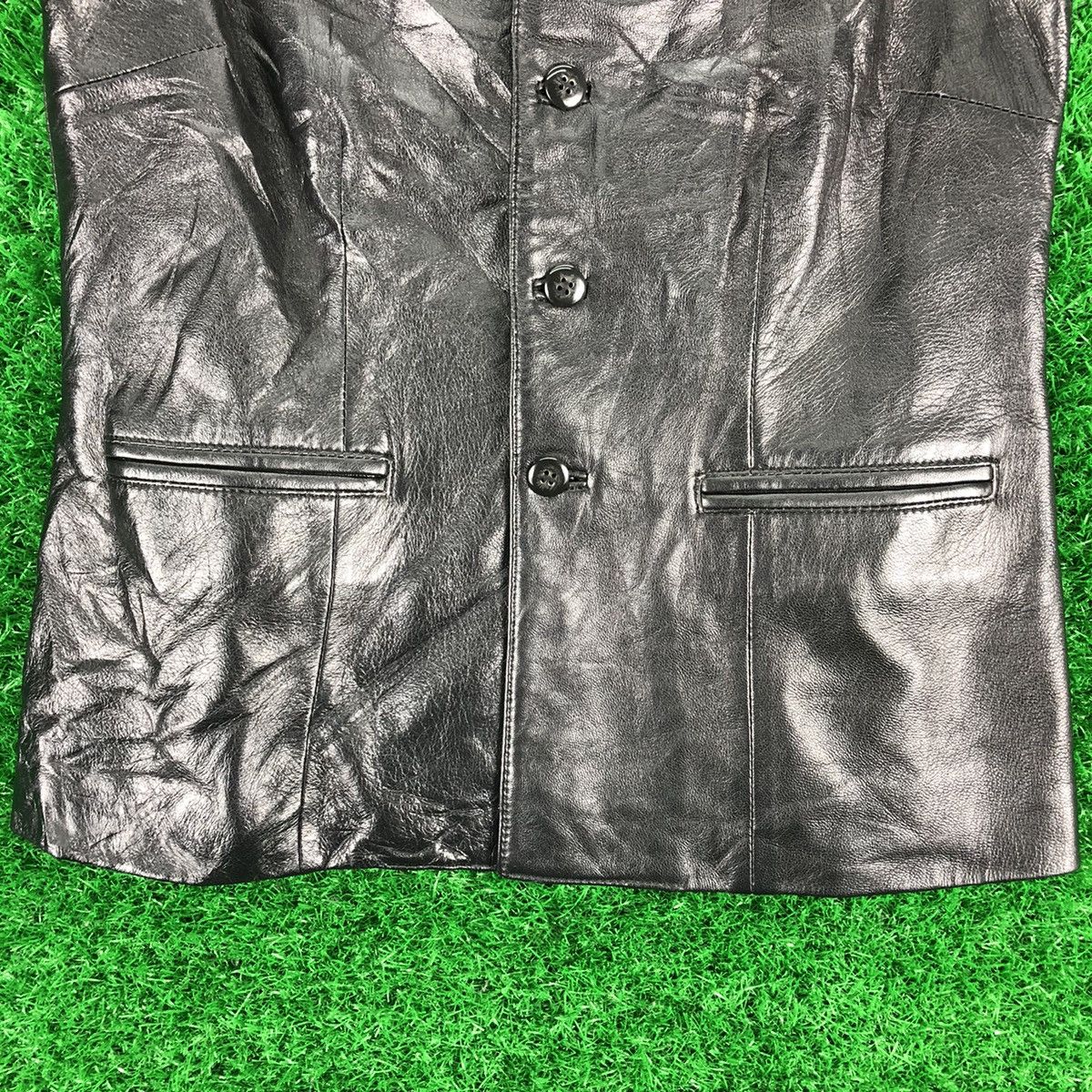 Japanese Brand Vintage 90's PU Leather Vest Women by KEITH Size XS / US 0-2 / IT 36-38 - 3 Thumbnail