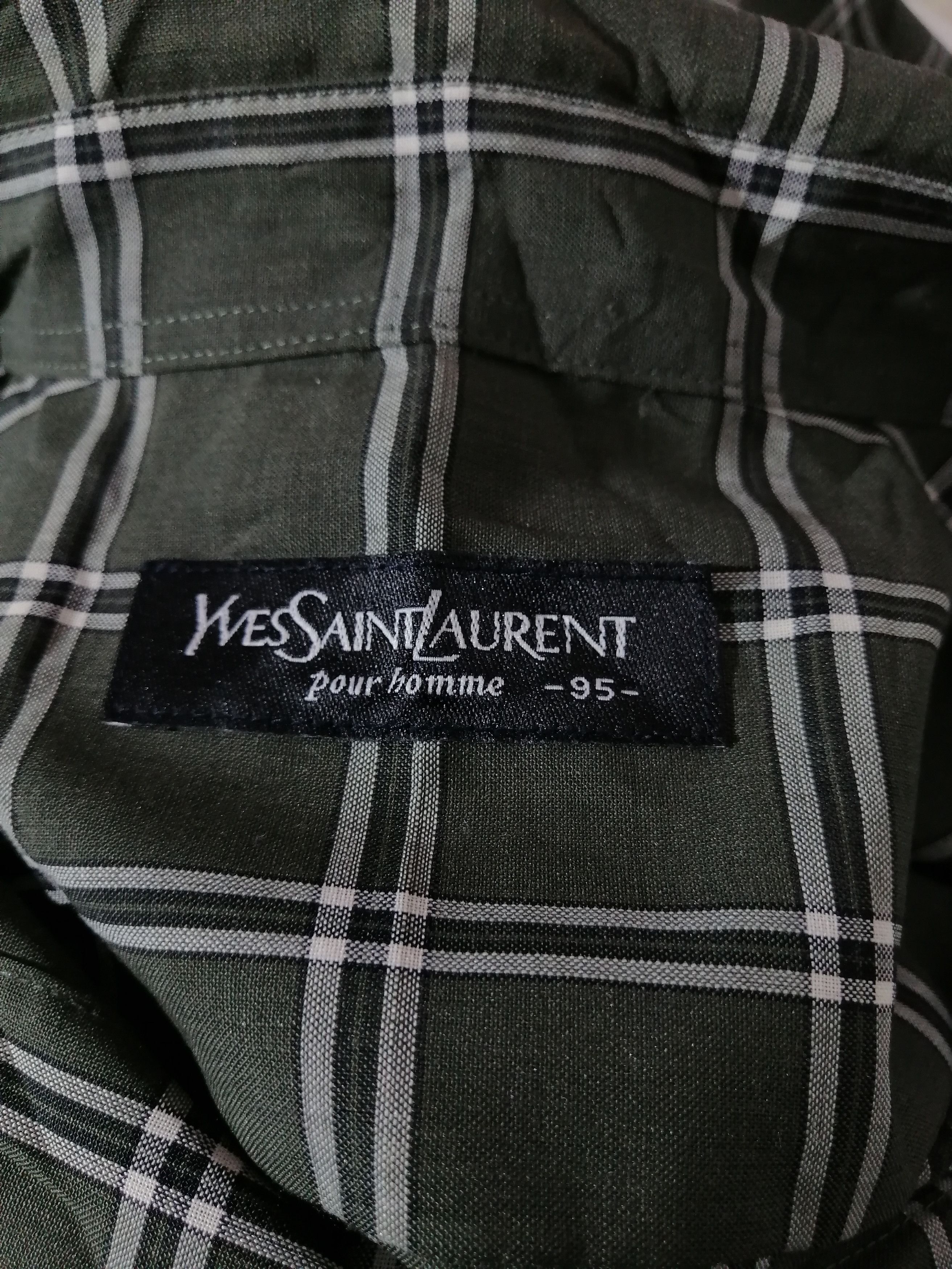 Yves Saint Laurent Yves Saint Laurent Button Ups Shirt Size US M / EU 48-50 / 2 - 6 Thumbnail