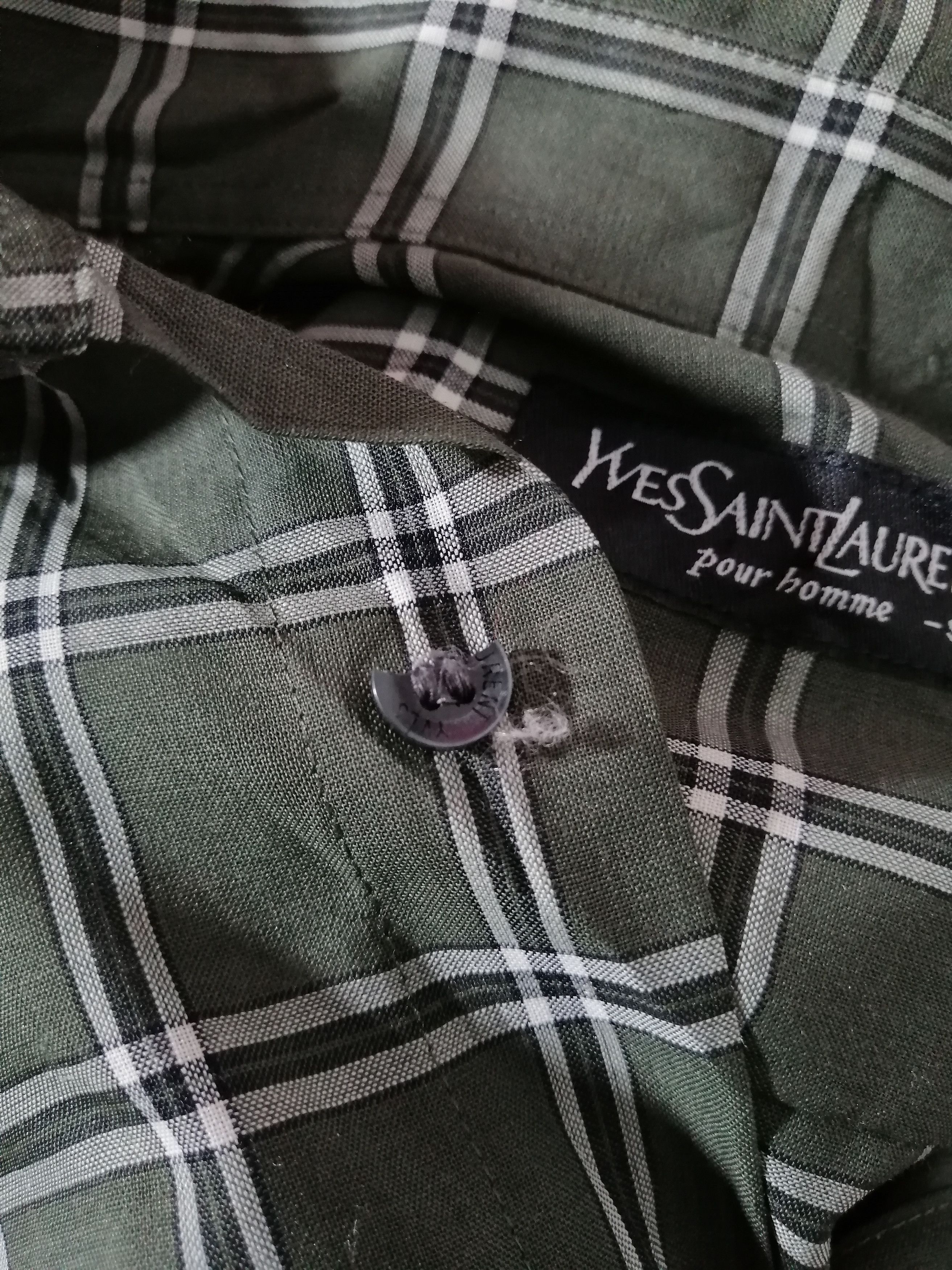 Yves Saint Laurent Yves Saint Laurent Button Ups Shirt Size US M / EU 48-50 / 2 - 5 Thumbnail
