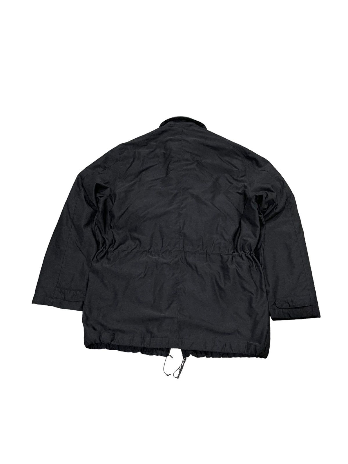 Krizia Uomo × Vintage Vintage Krizia Uomo Parka Coat Black Jacket Size US L / EU 52-54 / 3 - 7 Thumbnail