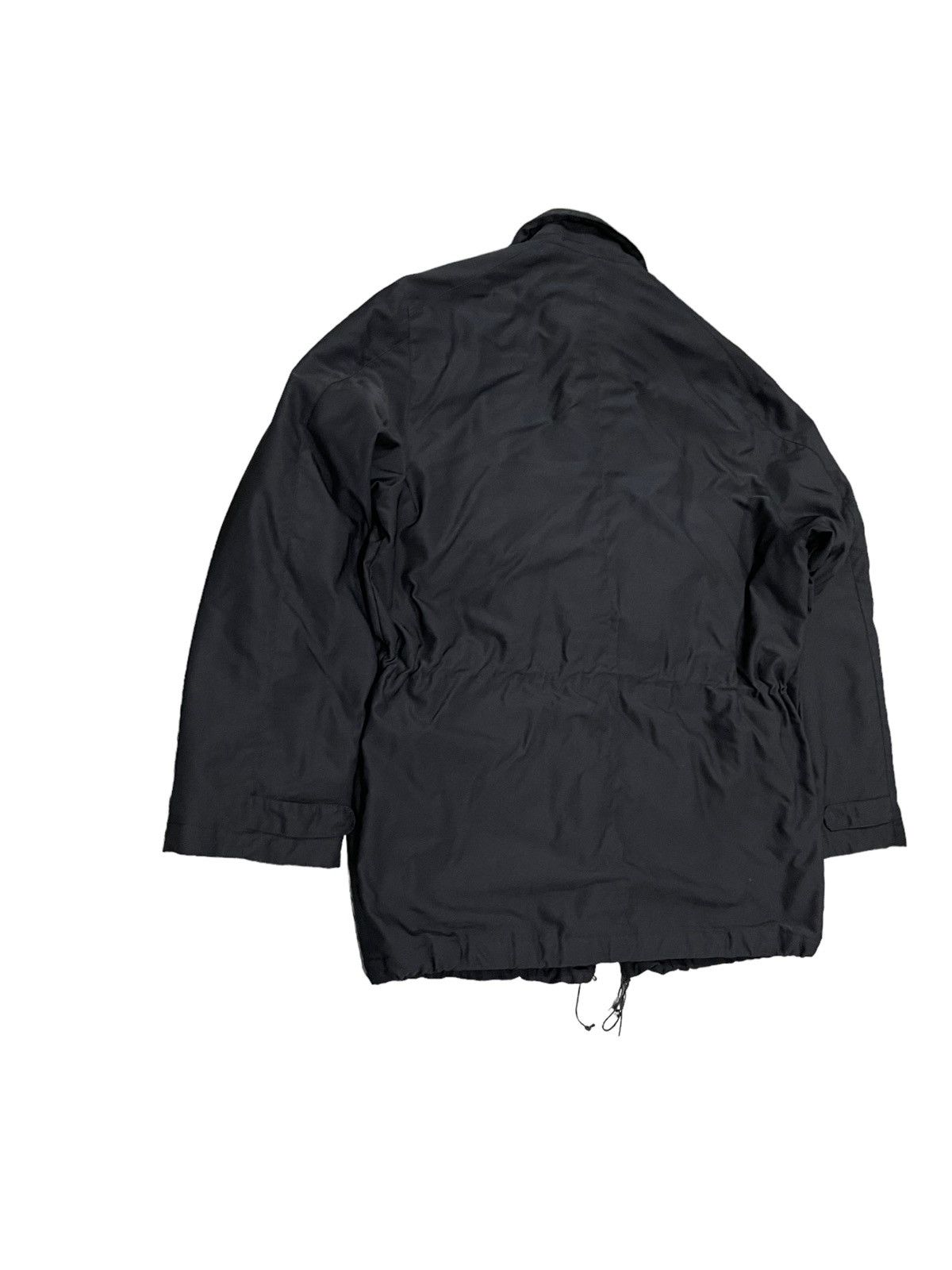 Krizia Uomo × Vintage Vintage Krizia Uomo Parka Coat Black Jacket Size US L / EU 52-54 / 3 - 6 Thumbnail