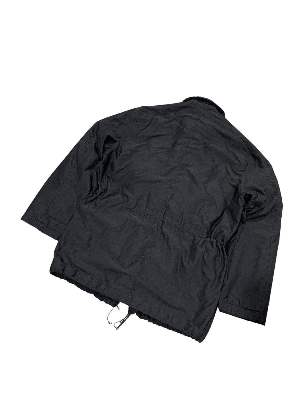 Krizia Uomo × Vintage Vintage Krizia Uomo Parka Coat Black Jacket Size US L / EU 52-54 / 3 - 5 Thumbnail