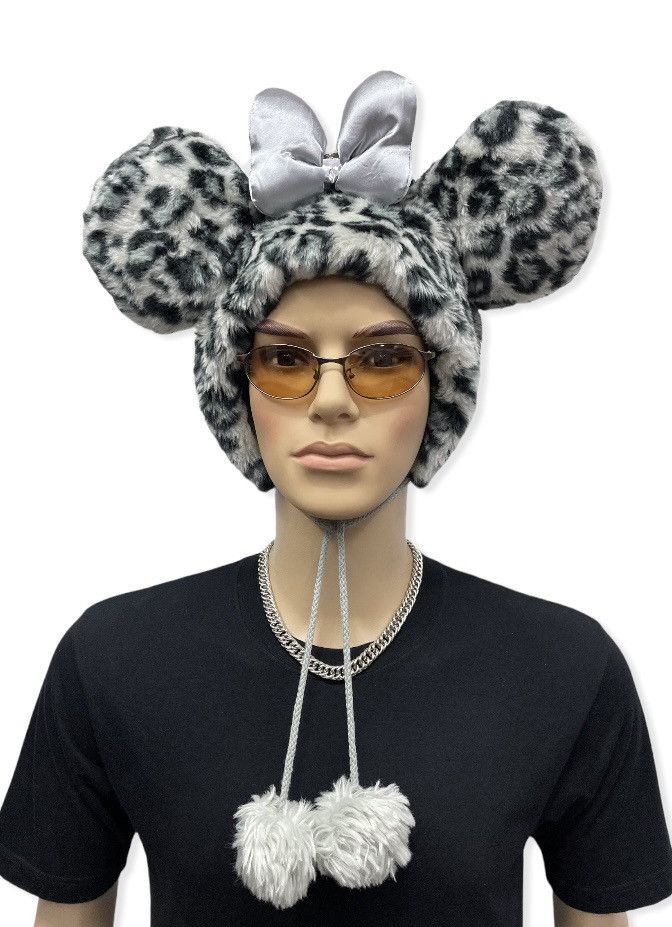 Disney 🔥DOPE🔥MINNIE MOUSE Cheetah Stripes Ears Beanie Hat Size ONE SIZE - 1 Thumbnail