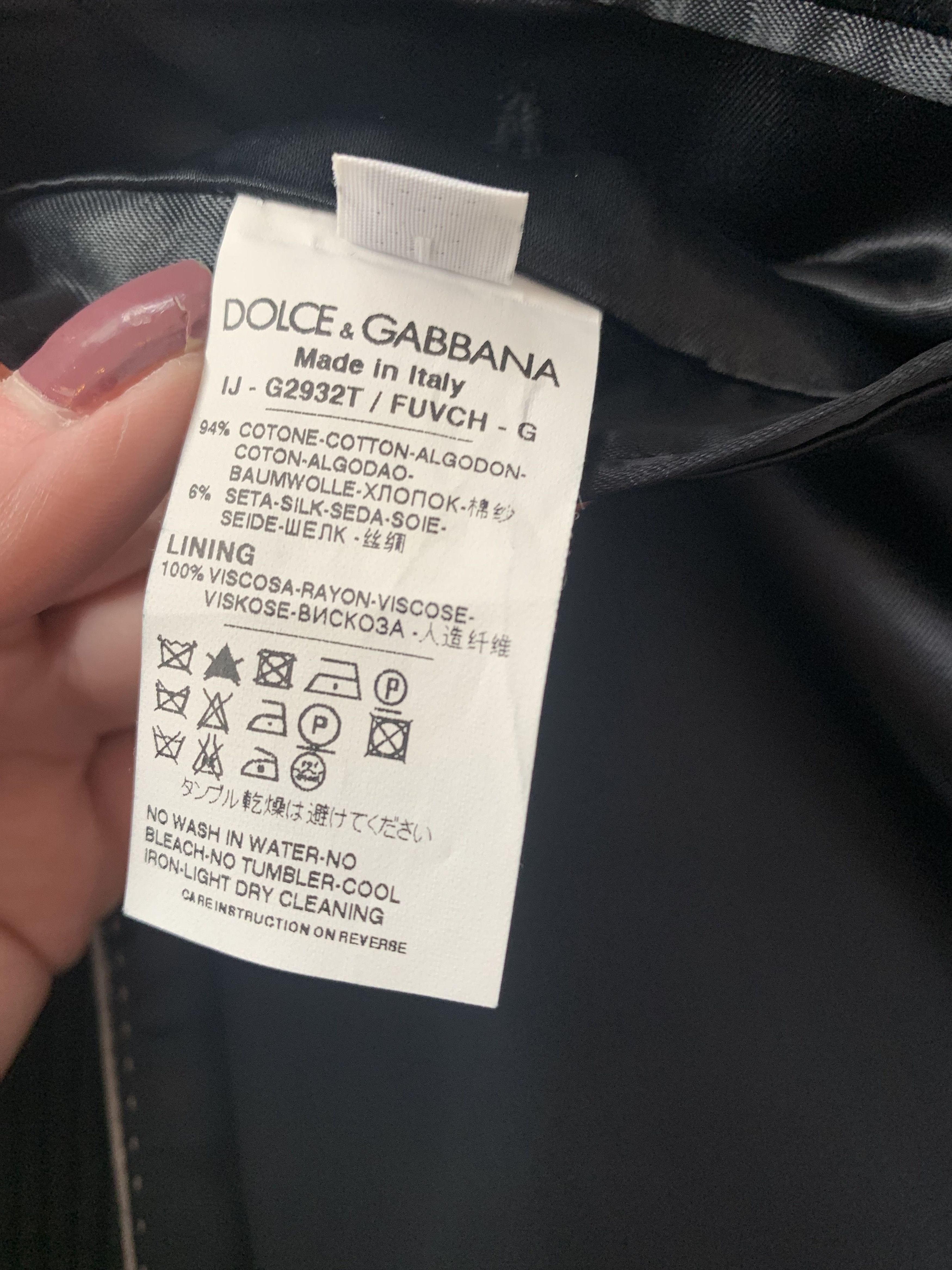 Dolce & Gabbana D & G Corduroy Blazer Size 52R - 11 Thumbnail