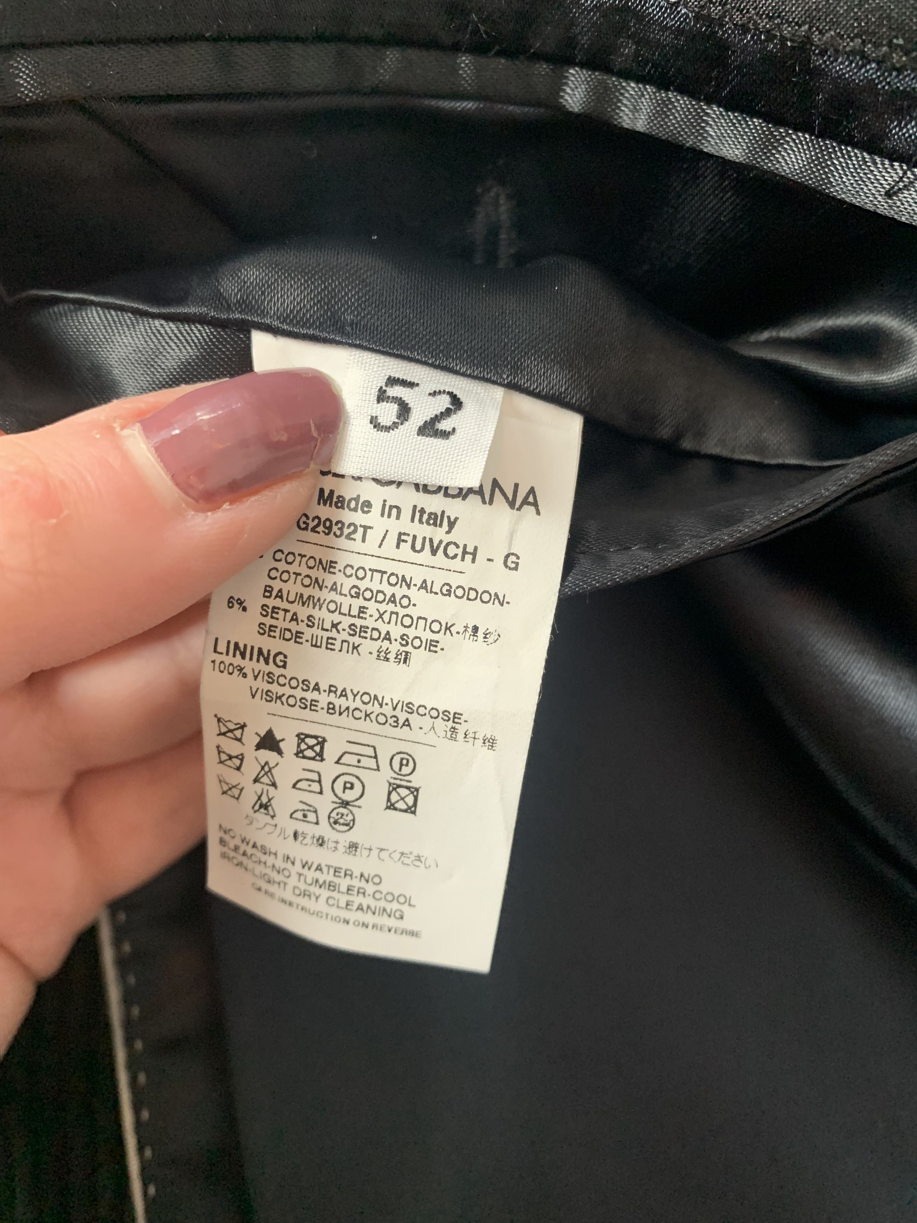 Dolce & Gabbana D & G Corduroy Blazer Size 52R - 10 Thumbnail