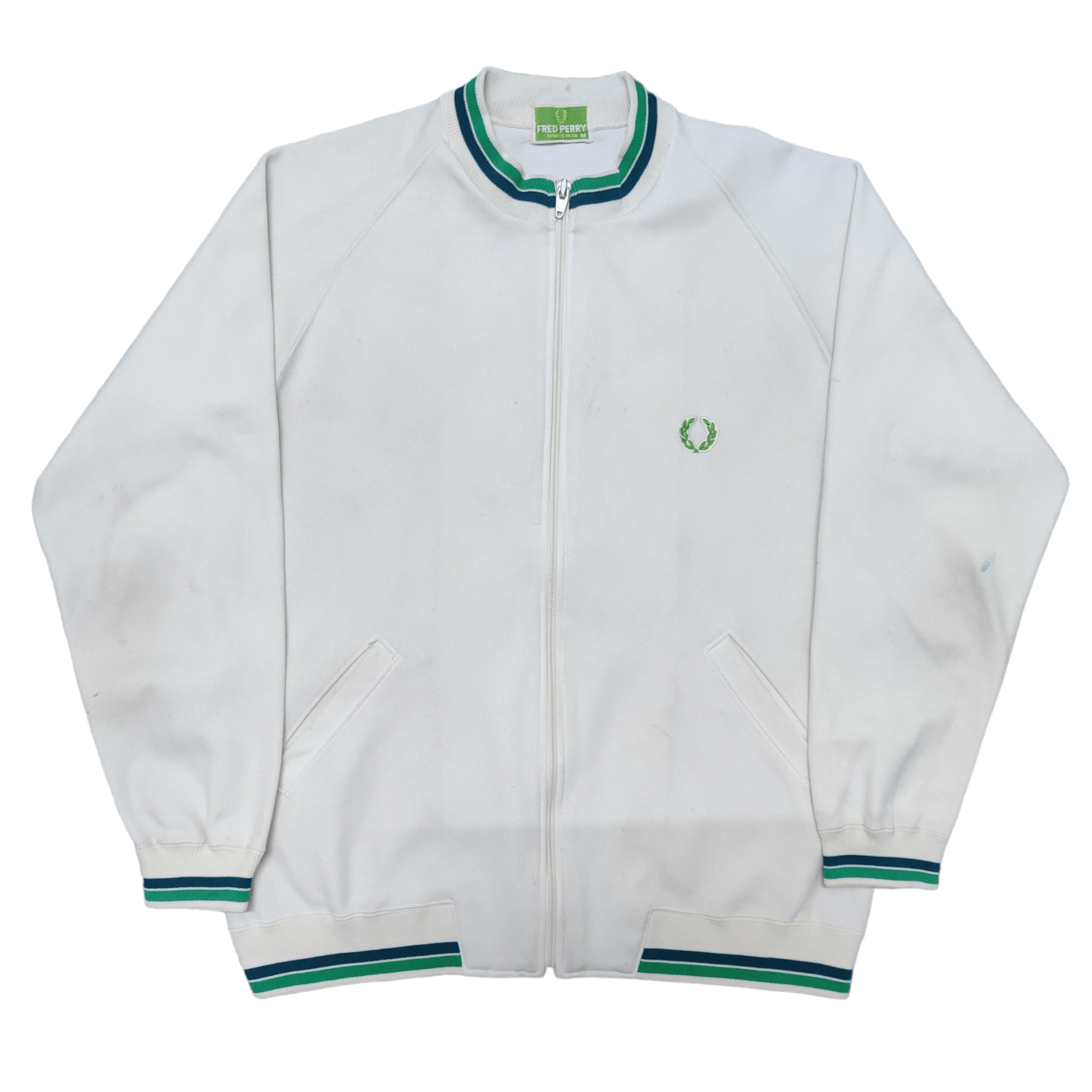 Fred Perry Vintage Fred Perry Sweater Jacket Zip Up Size US M / EU 48-50 / 2 - 1 Thumbnail