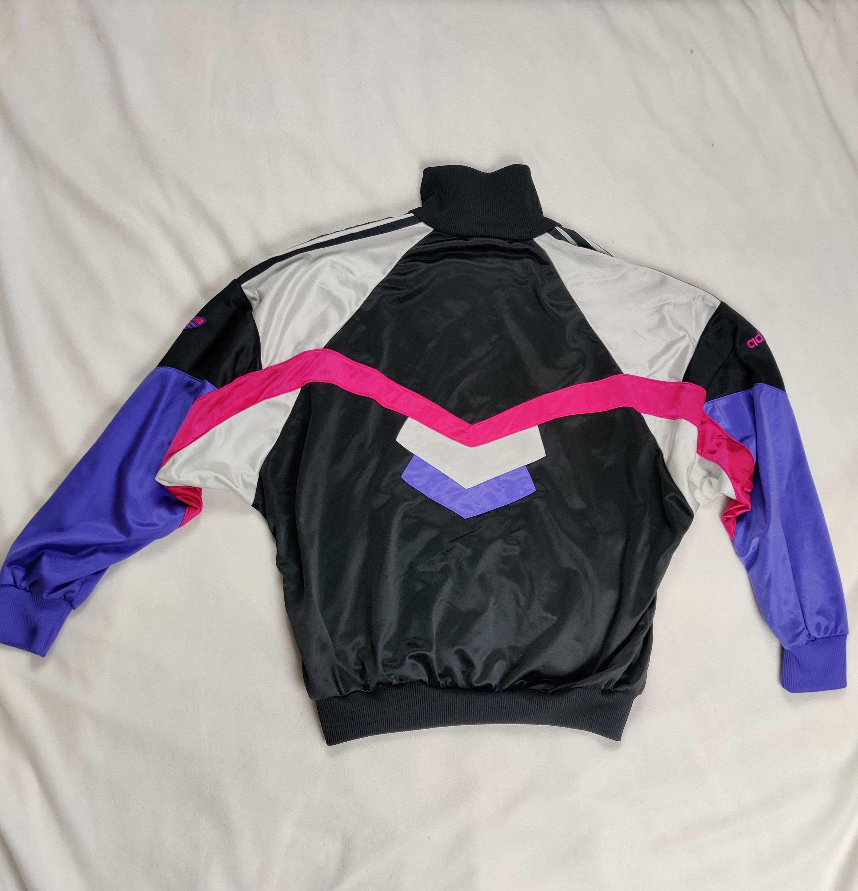 Adidas × Vintage Rare ADIDAS Vintage Track Jacket Top 80s 90s Size US M / EU 48-50 / 2 - 4 Thumbnail