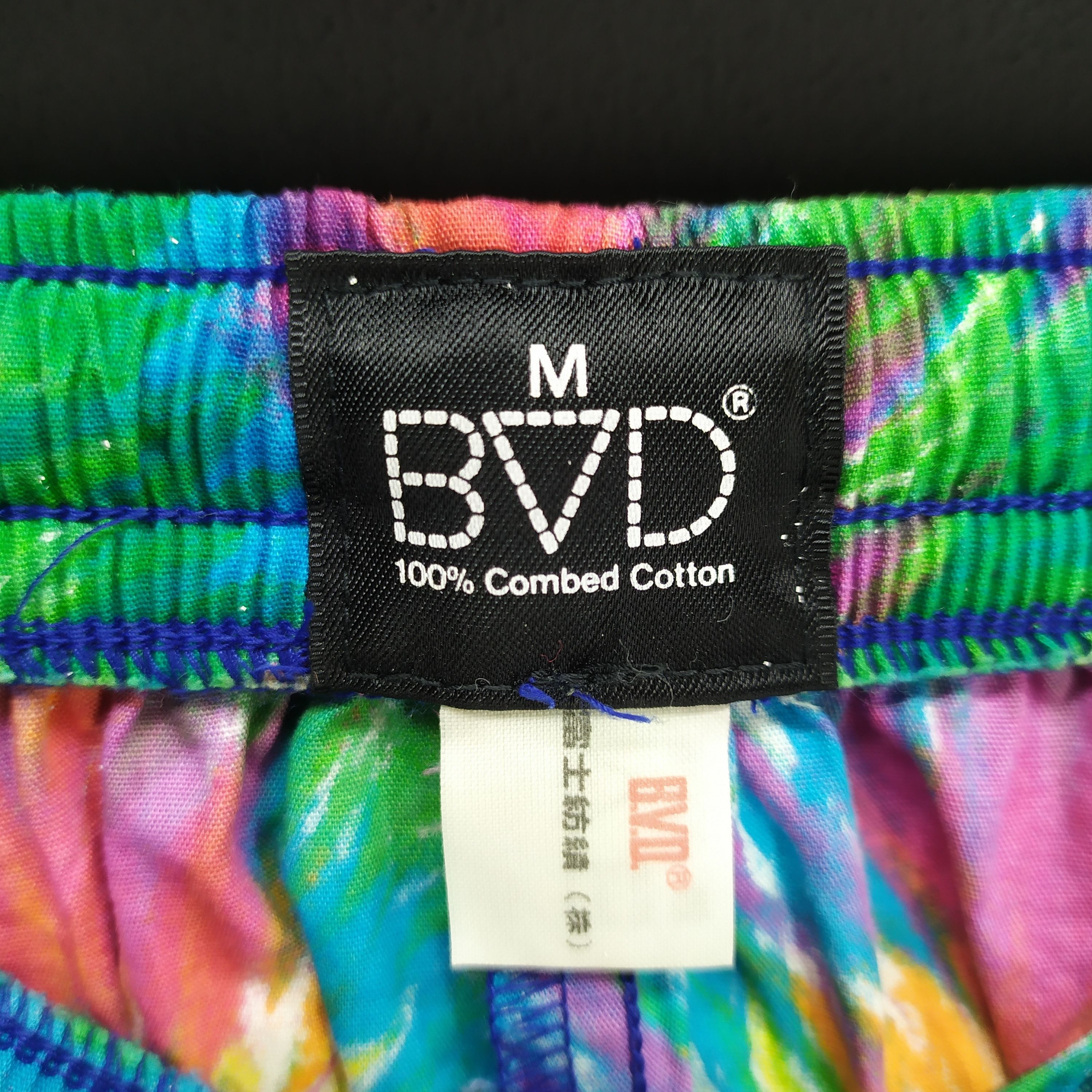 Japanese Brand BVD Colorful Design Tie Dye Short Pant #1355-56 Size US 30 / EU 46 - 4 Thumbnail