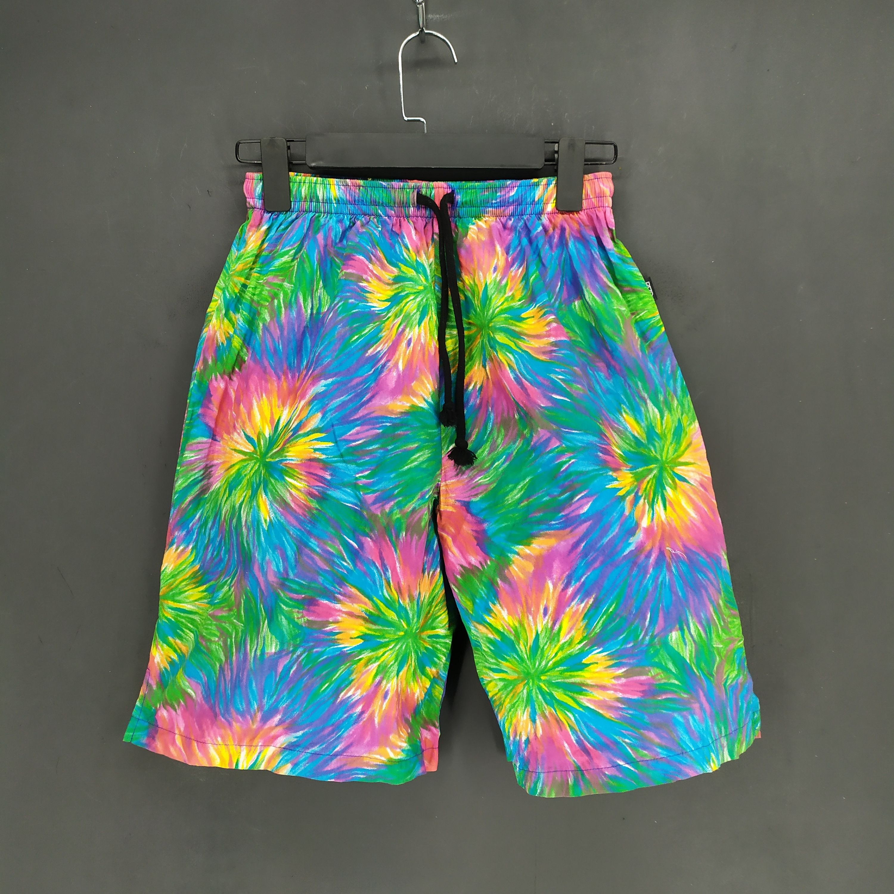 Japanese Brand BVD Colorful Design Tie Dye Short Pant #1355-56 Size US 30 / EU 46 - 1 Thumbnail