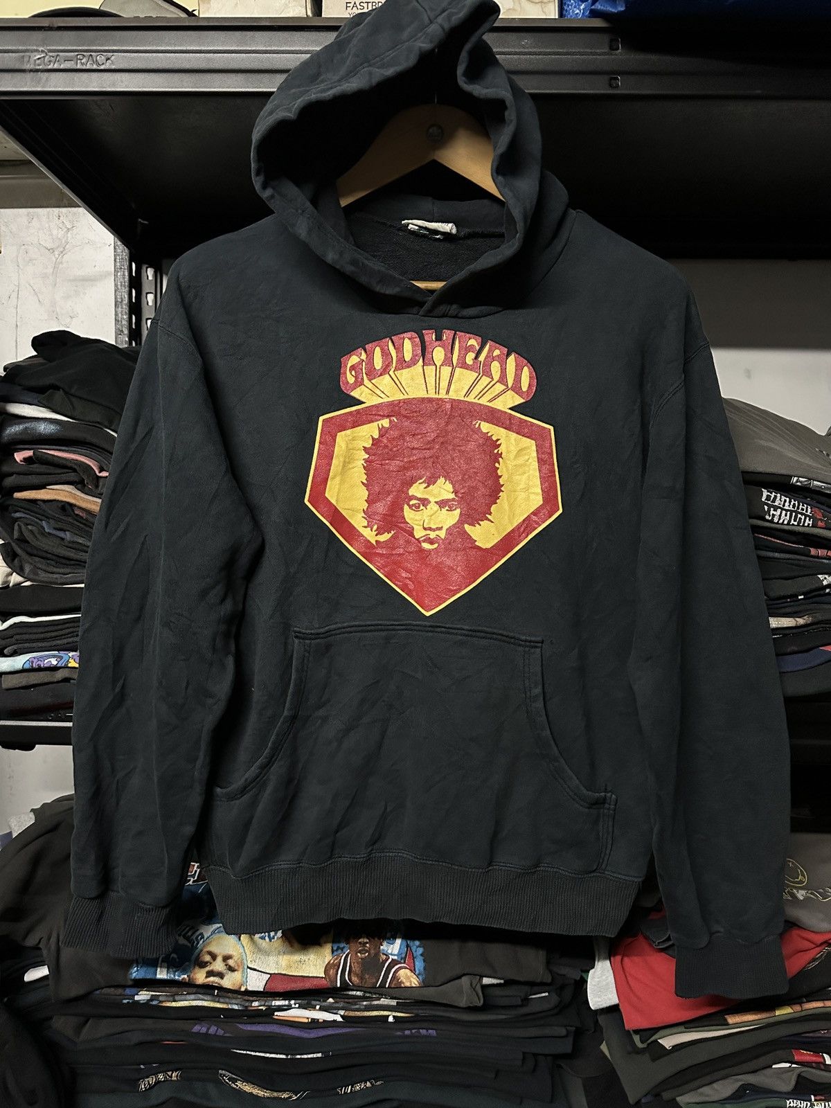 Band Tees Vintage Hysteric Glamour X Jimi Hendrix Godhead Faded hoodie Size US M / EU 48-50 / 2 - 1 Thumbnail