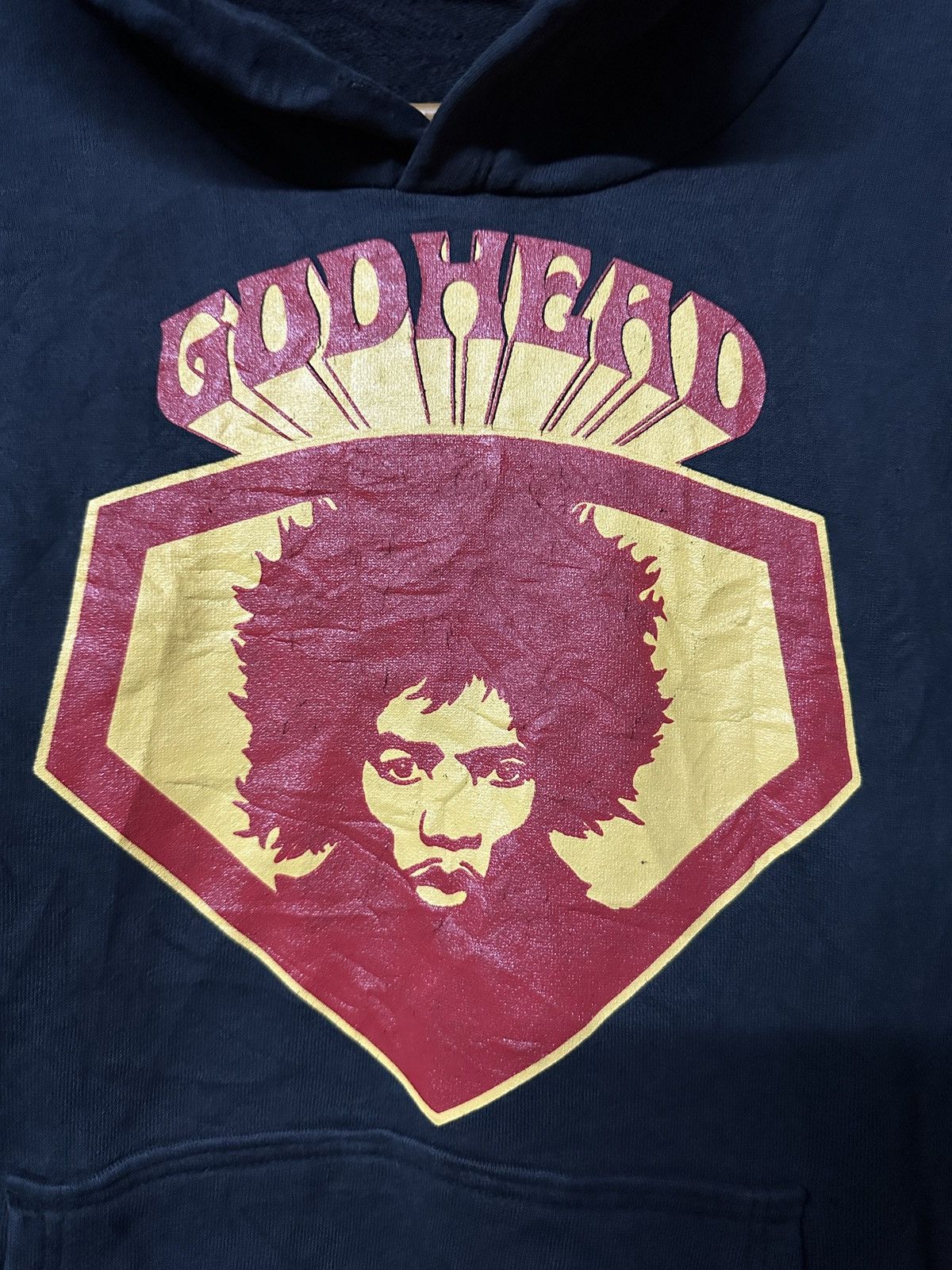 Band Tees Vintage Hysteric Glamour X Jimi Hendrix Godhead Faded hoodie Size US M / EU 48-50 / 2 - 2 Thumbnail